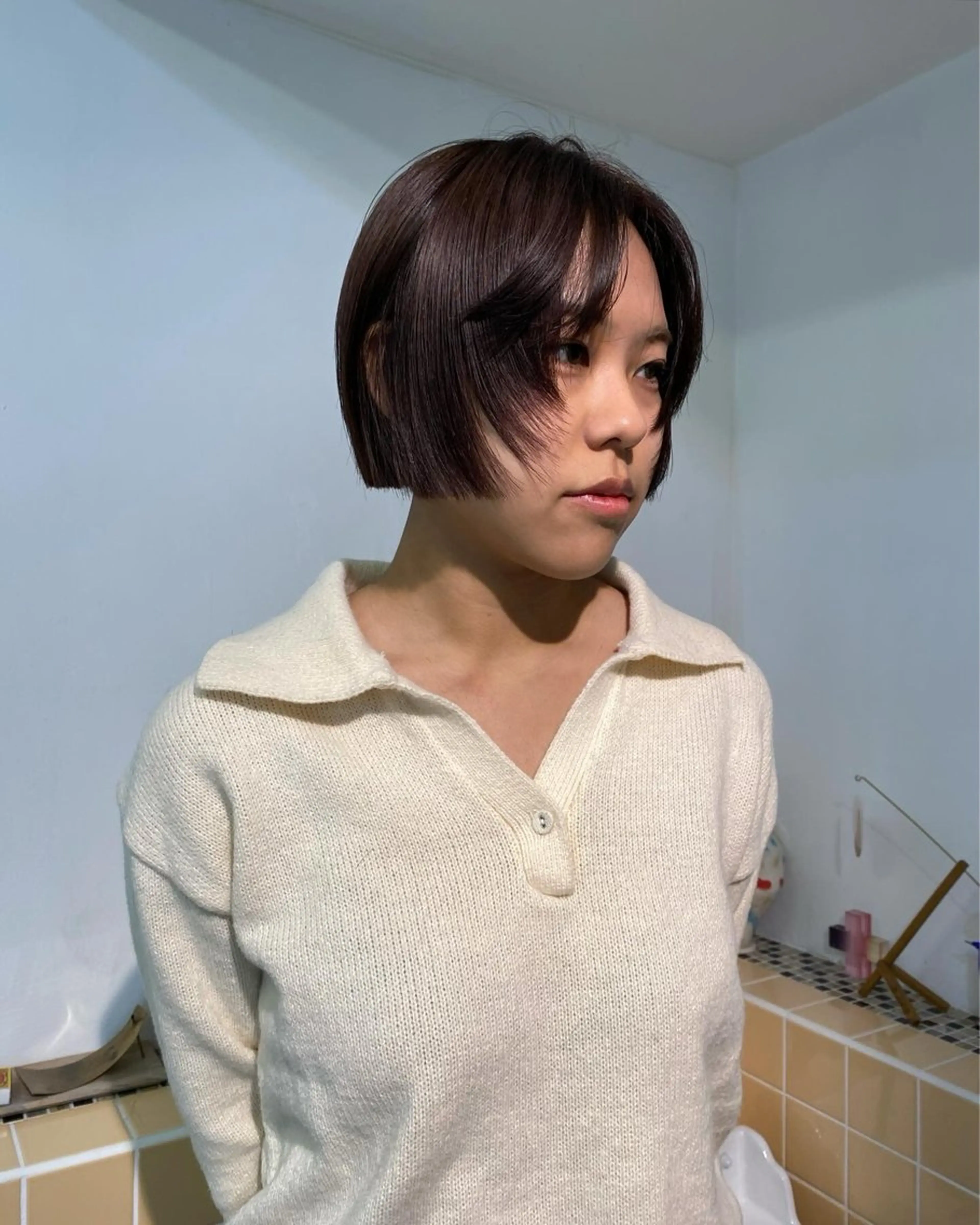 ミディアム カラー カット iroha/ n.w.h🎀のヘアスタイル