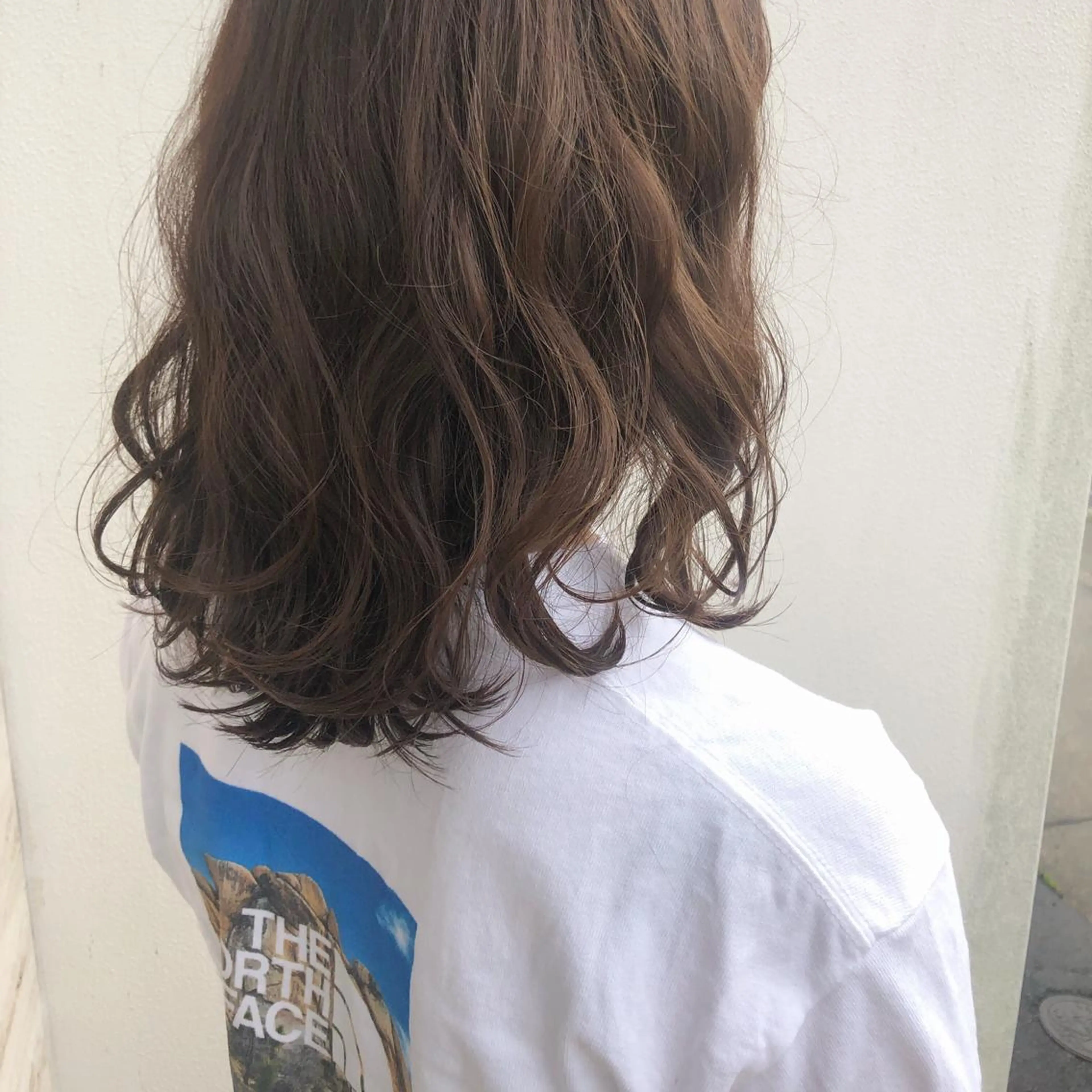 ミディアム アッシュ ヤマモト マイのヘアスタイル
