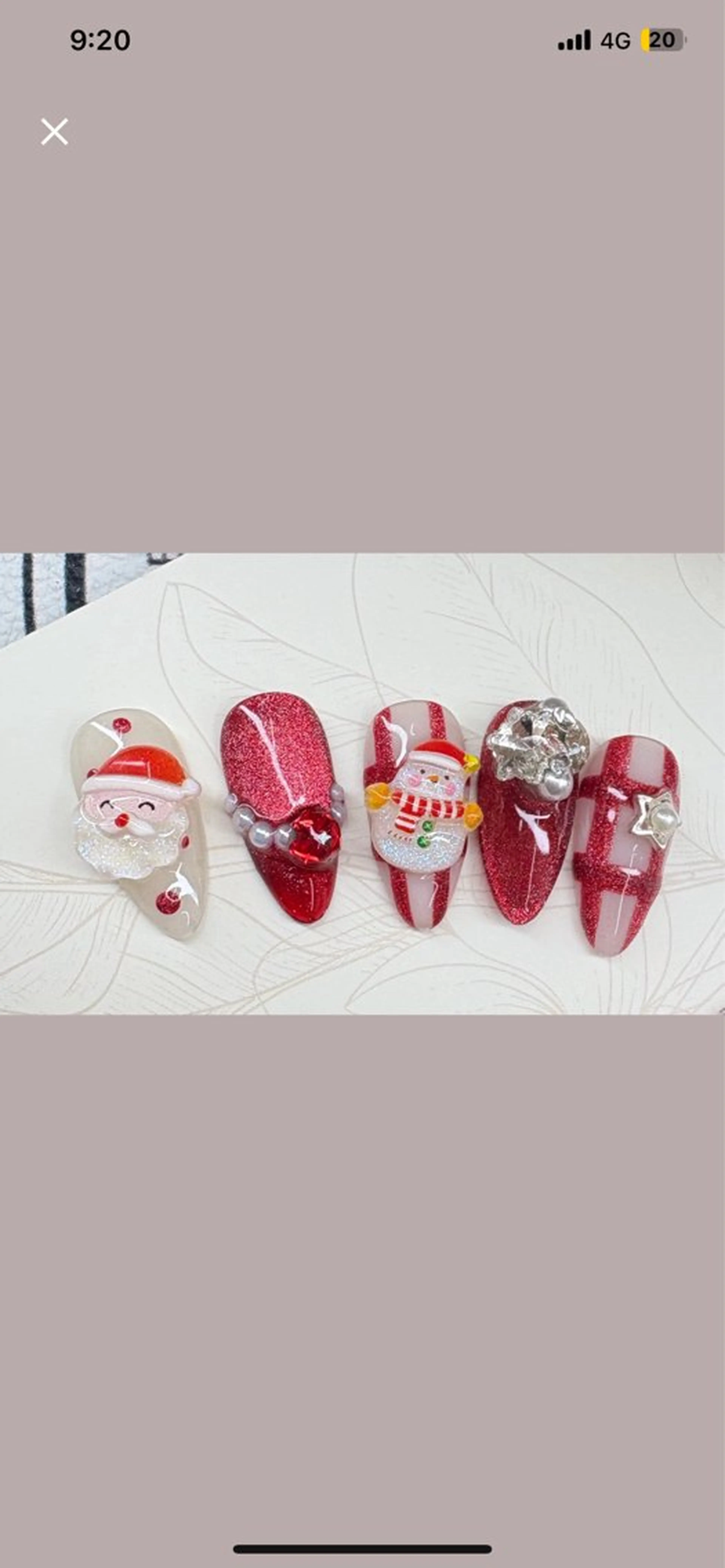 ネイル 冬ネイル クリスマス ハンドネイル AngelChris ビューティーサロン琳のネイルデザイン