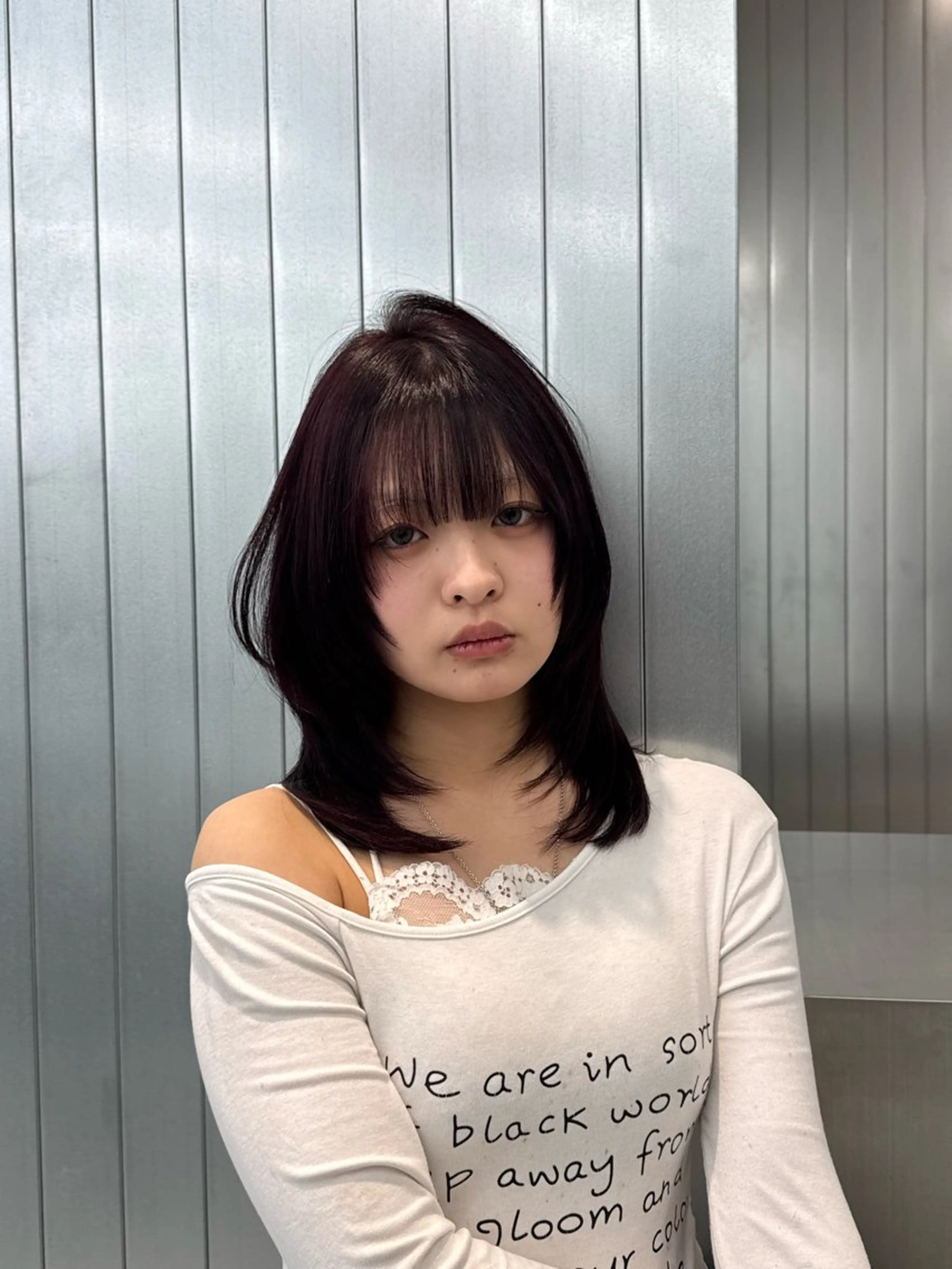 セミロング カラー カット ヘアカラー トリートメント 💎透明感カラー /kaito💎のヘアスタイル