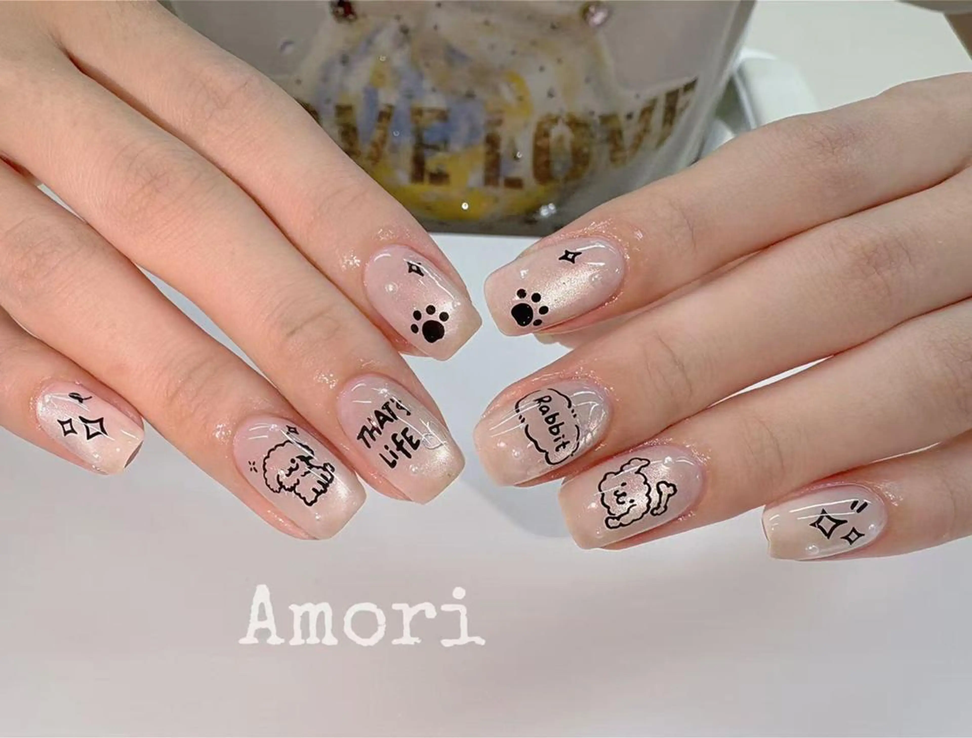 ネイル 佐藤 しおんのネイルデザイン