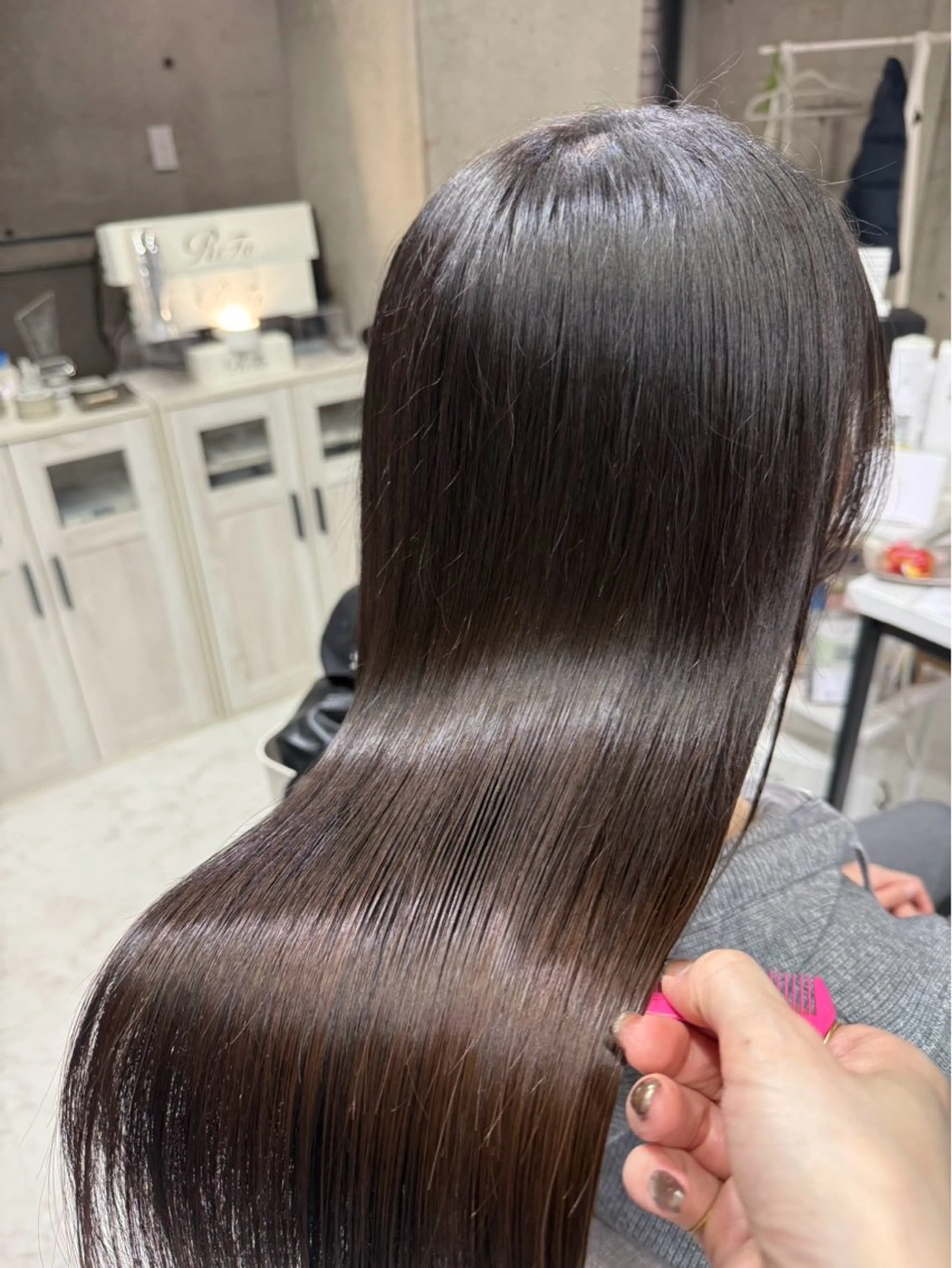 【人気NO1🫧】髪質改善ストレートの写真