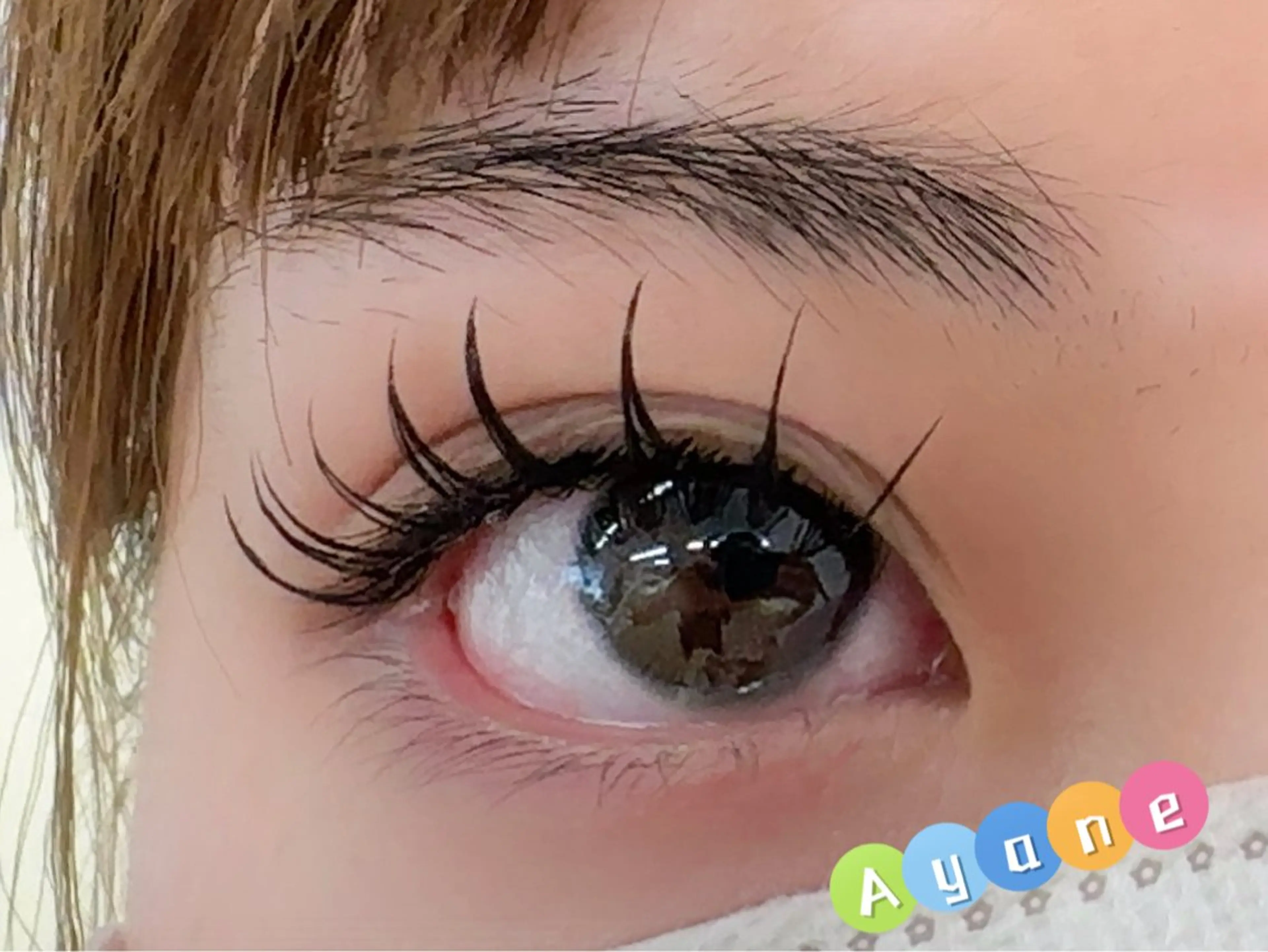 マツエク・マツパ 付け放題 バインドロック 束感まつ毛 フラットラッシュ 韓国風マツエク ACIEL EYELASH SALON所属・あ やねのマツエク・マツパデザイン