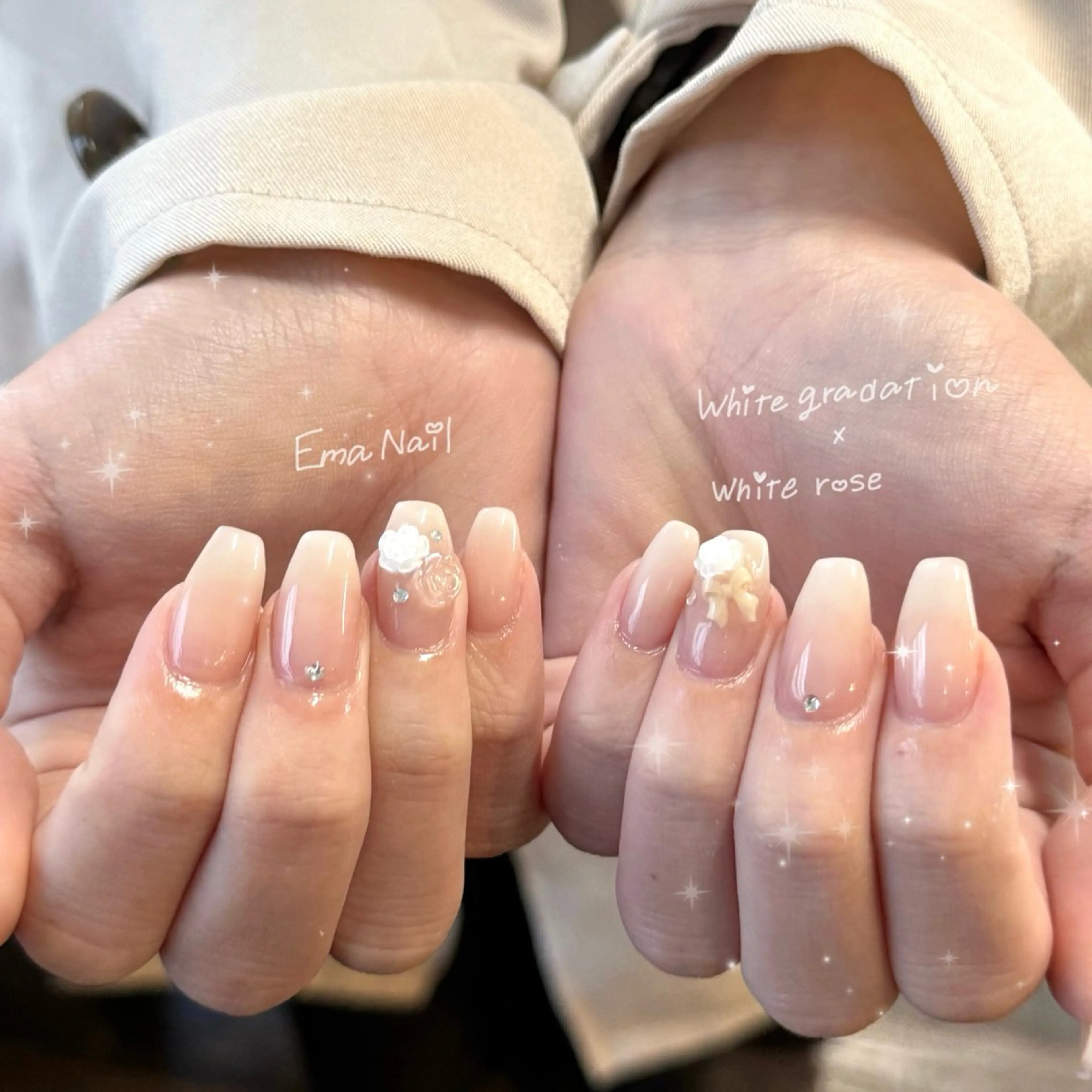 ネイル ハンドネイル EmaNail＋KIHAKUYA東大阪長瀬店所属・EmaNail YUIのネイルデザイン