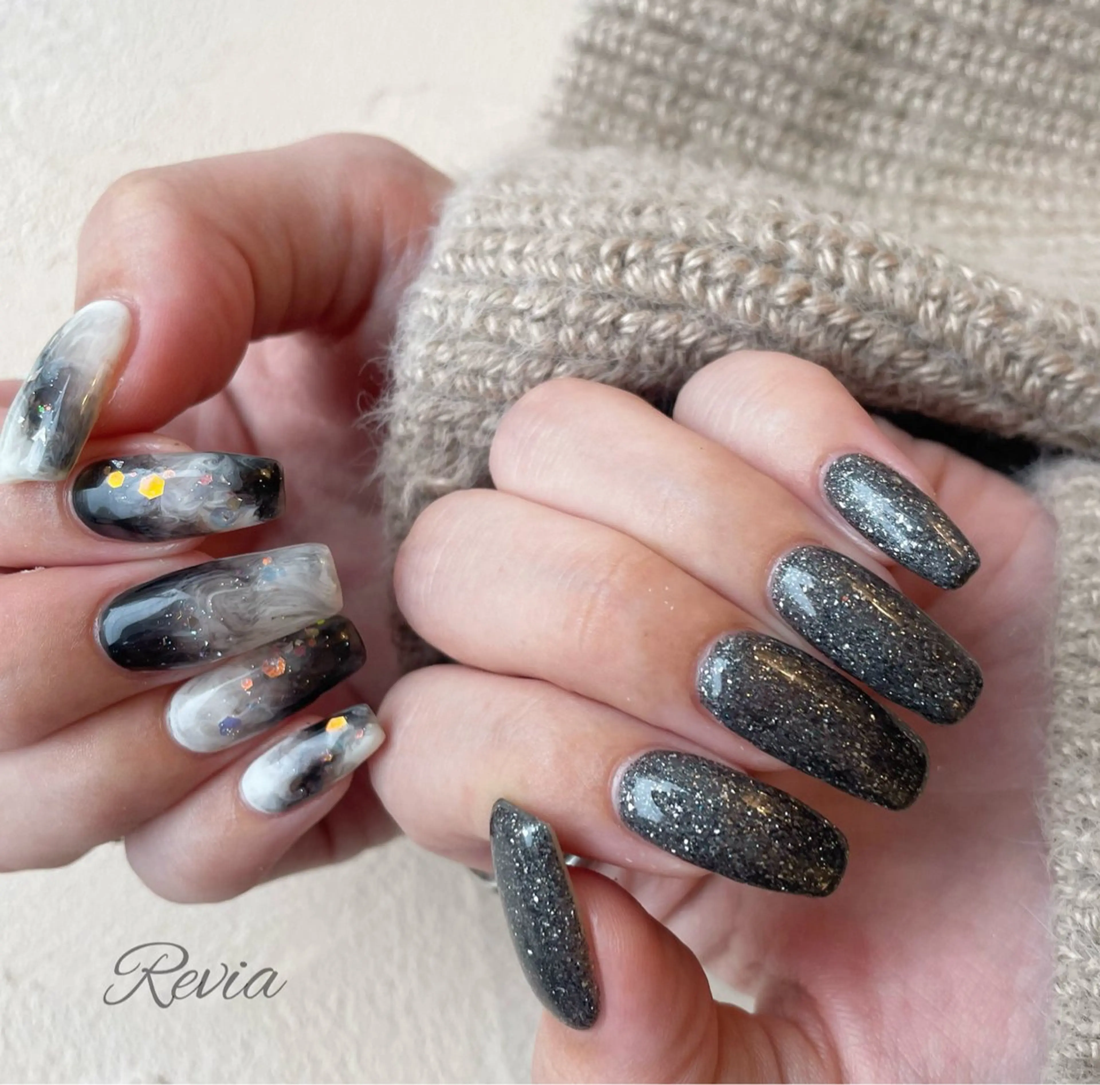 ネイル ハンドネイル revia所属・ERI Nailistのネイルデザイン