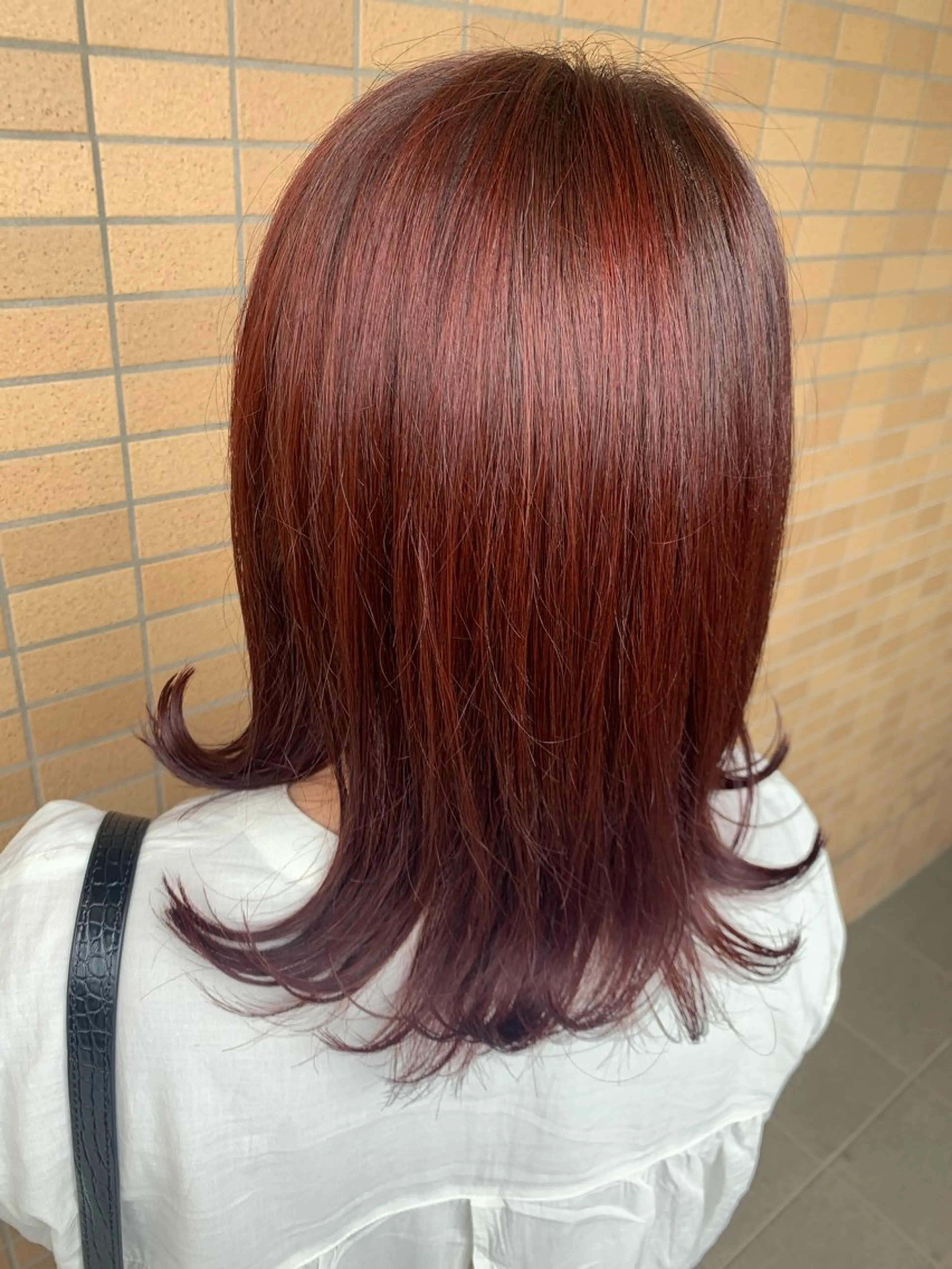 ミディアム カラー ヒヨシ ルナのヘアスタイル