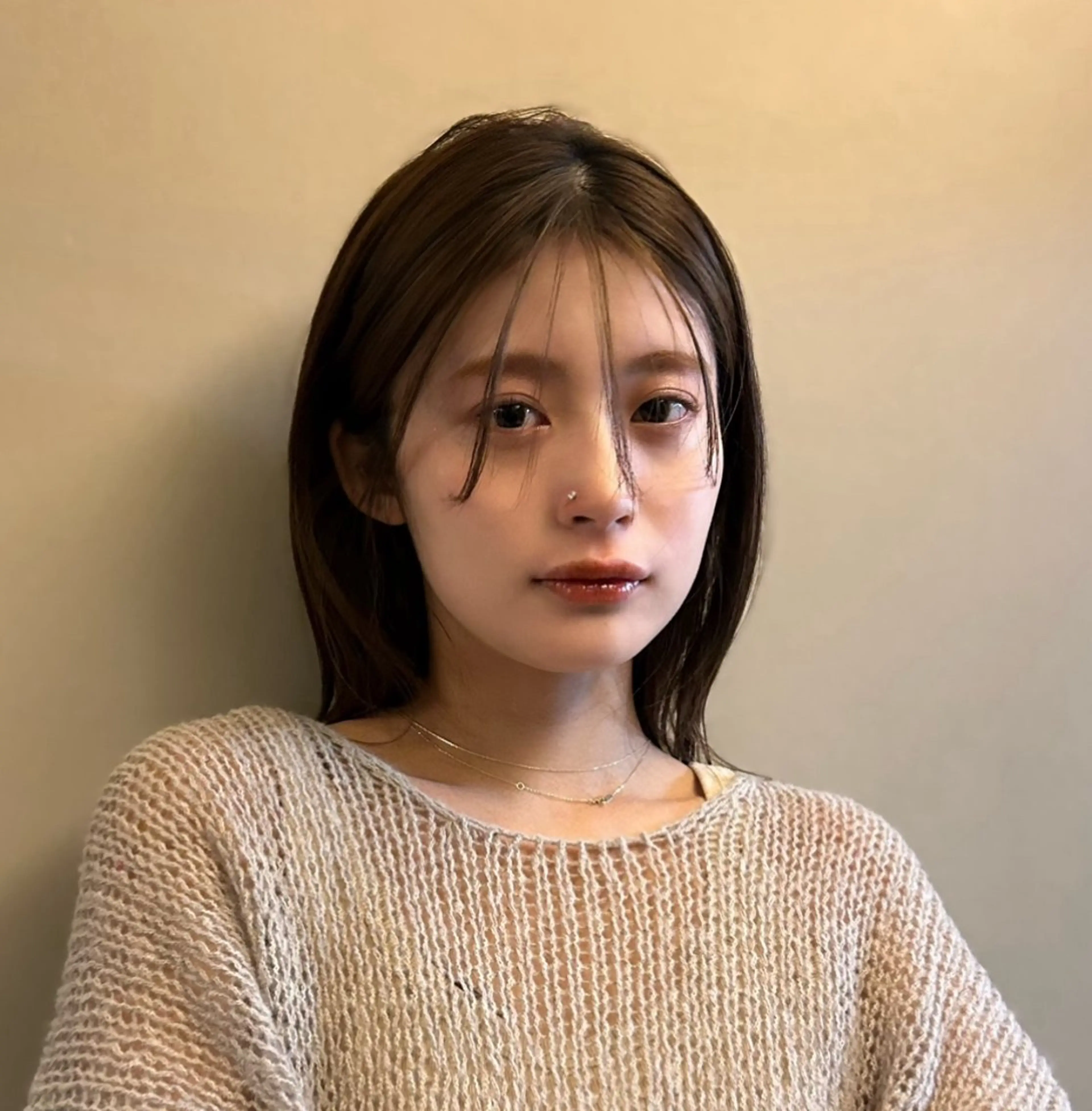 ミディアム カラー ベージュカラー ブリーチ ブラウンカラー 透明感カラー ミルクティーブラウン tete nico所属・似合わせ/ヘアカラー nanami🌸のヘアスタイル