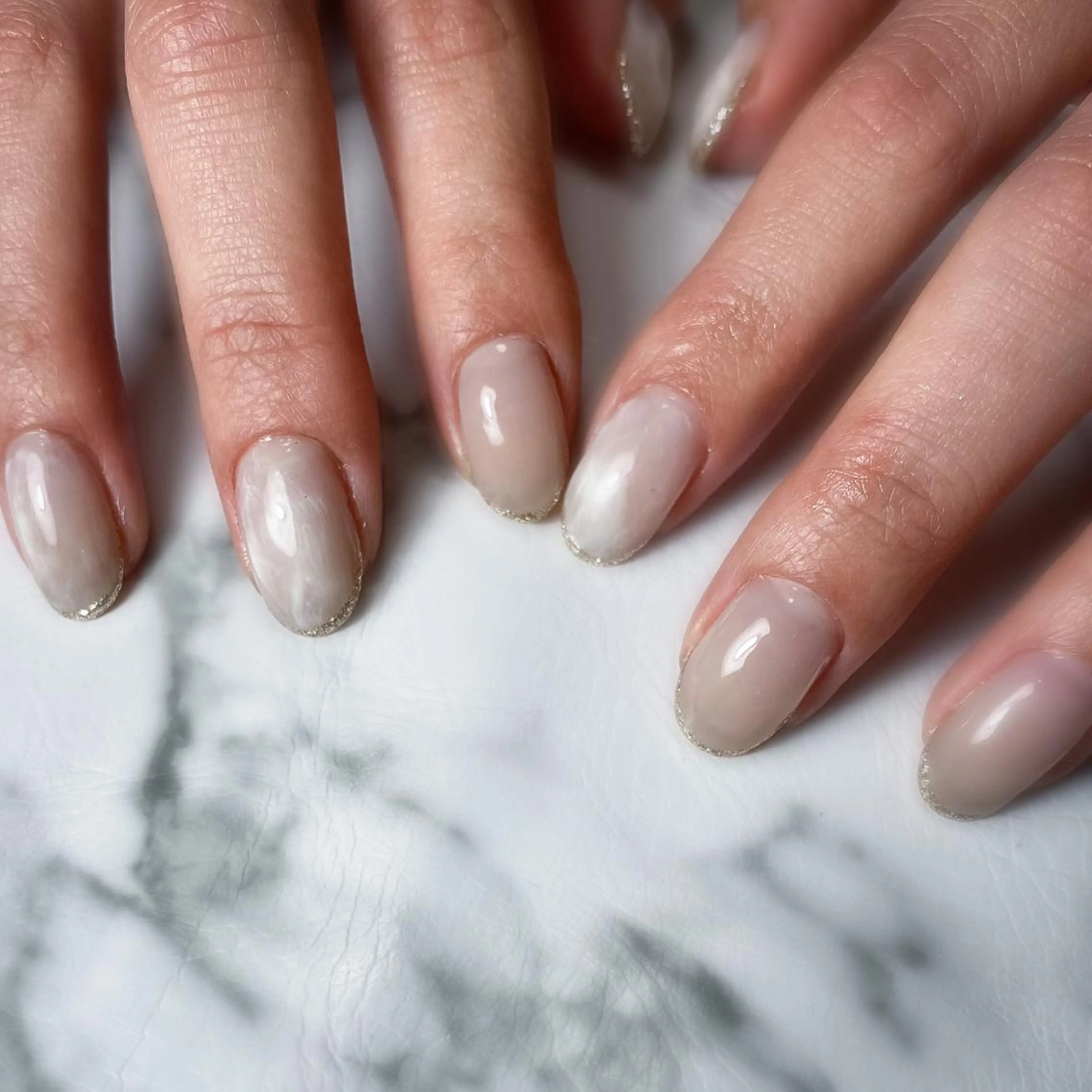 ネイル &.nail/ ニュアンス/持込み可のネイルデザイン