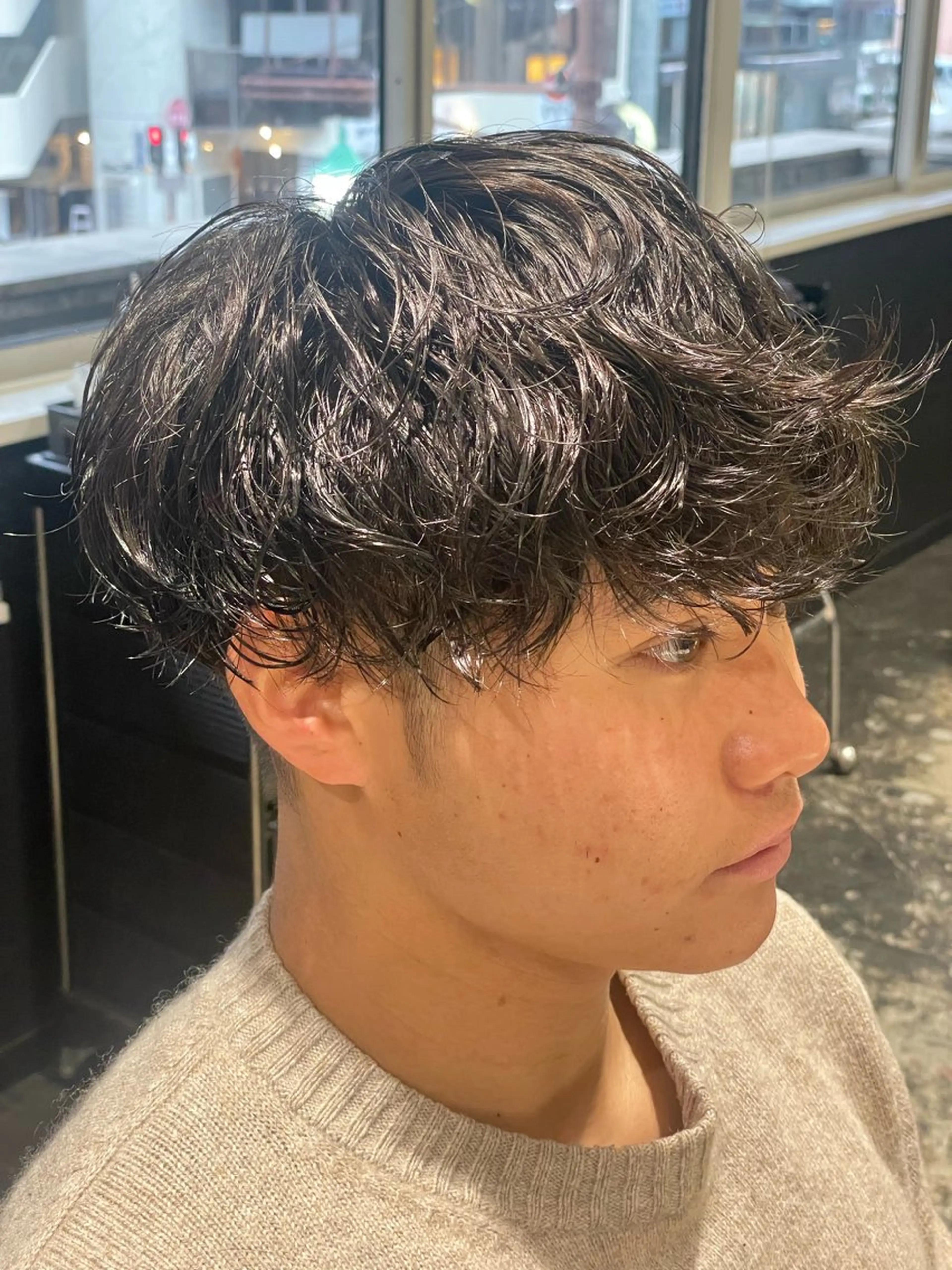 パーマ メンズ カット パーマ 💈メンズ職人 ルキト💈のヘアスタイル