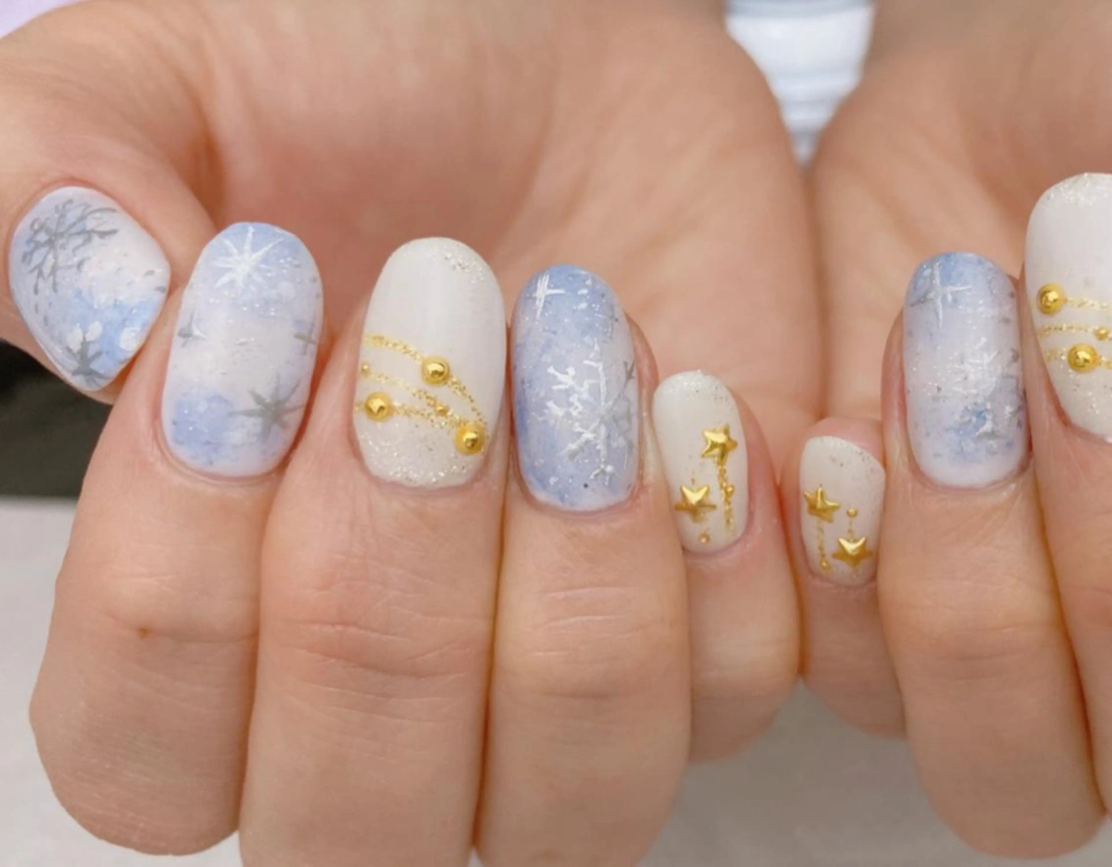 ネイル 冬ネイル ハンドネイル ハンドケア u sのネイルデザイン