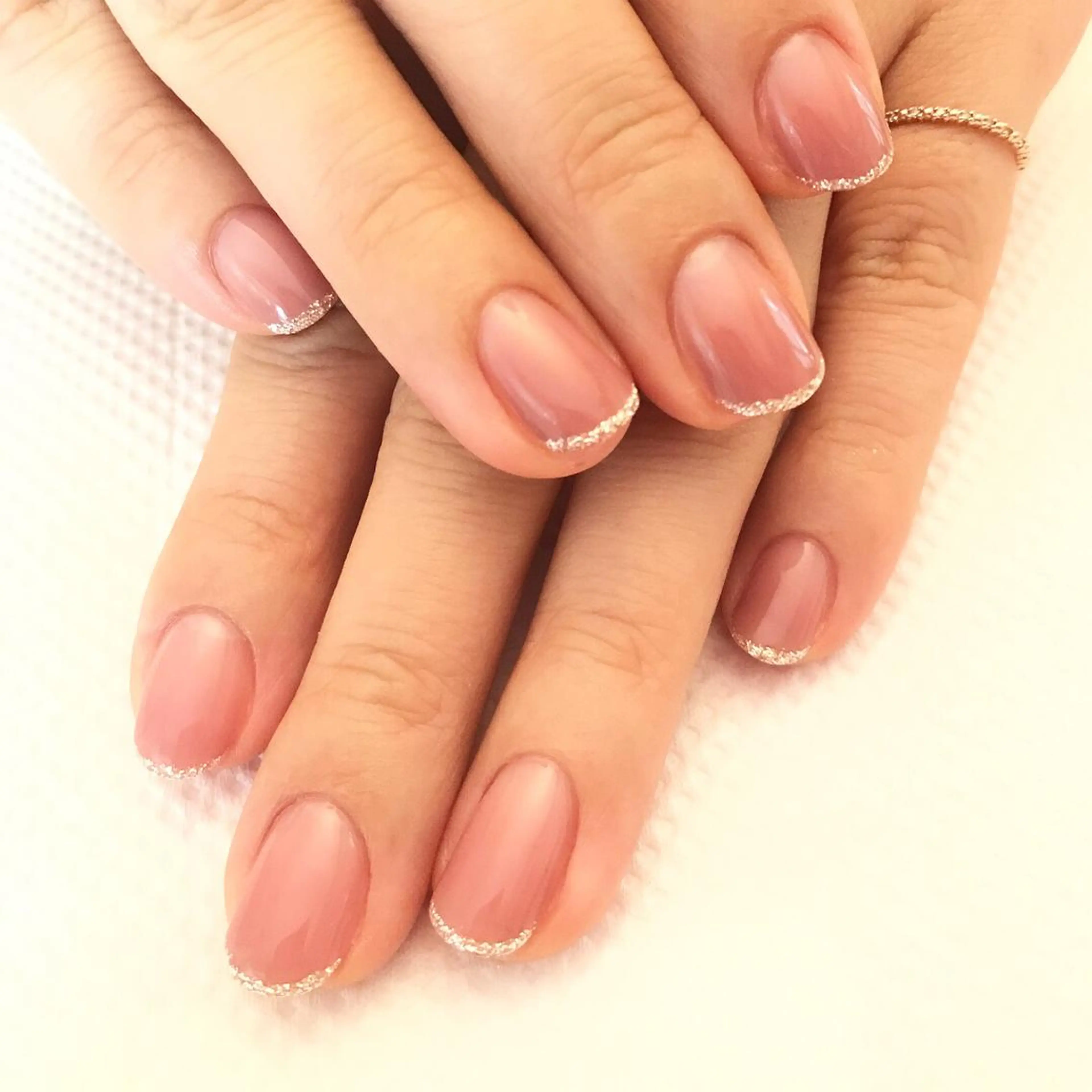 ネイル グラデーション ラメ(グリッター) 髙城 亜紀のネイルデザイン