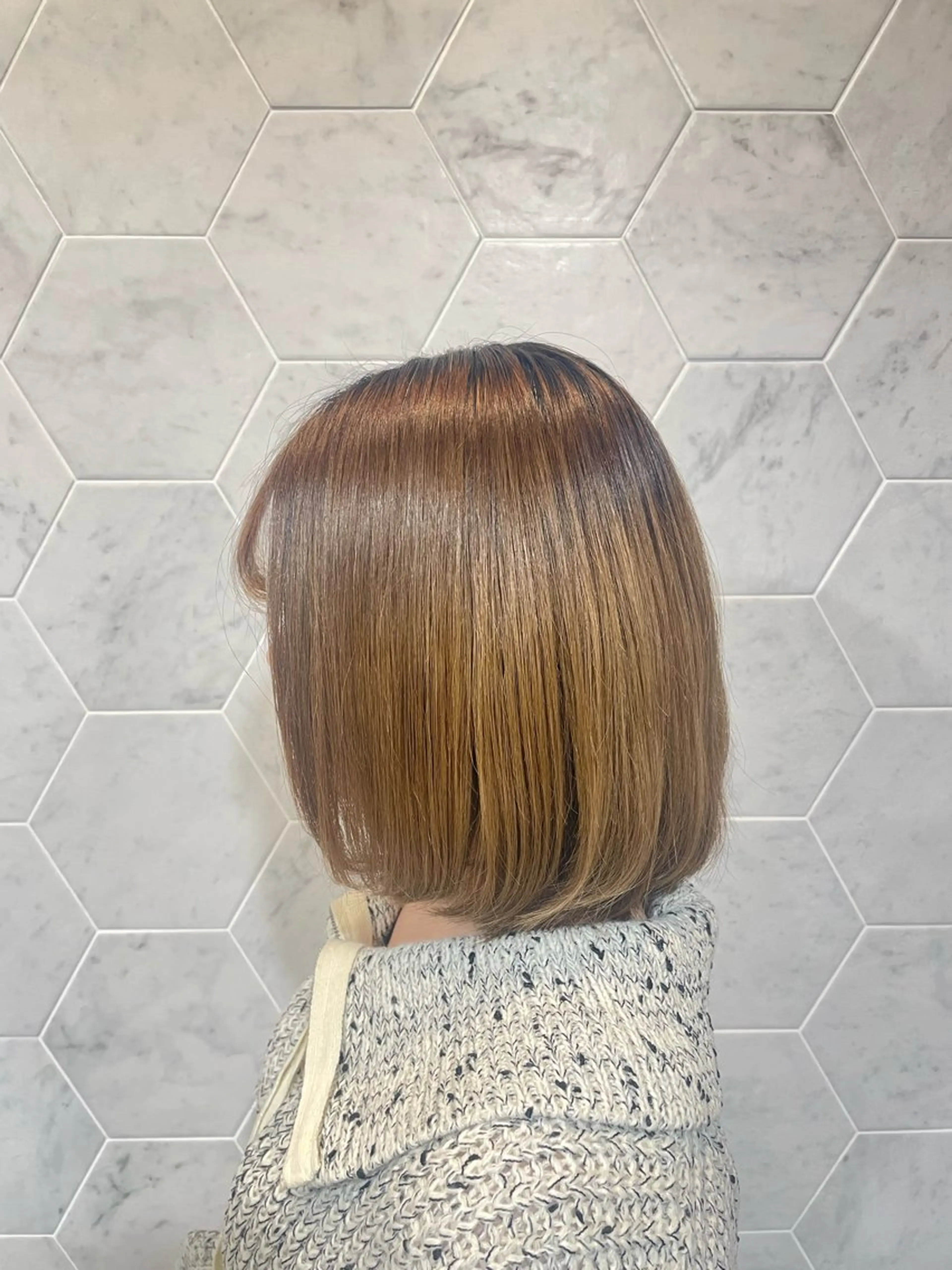 ショート ボブ hair salon blossy.所属・新妻 宥人のヘアスタイル