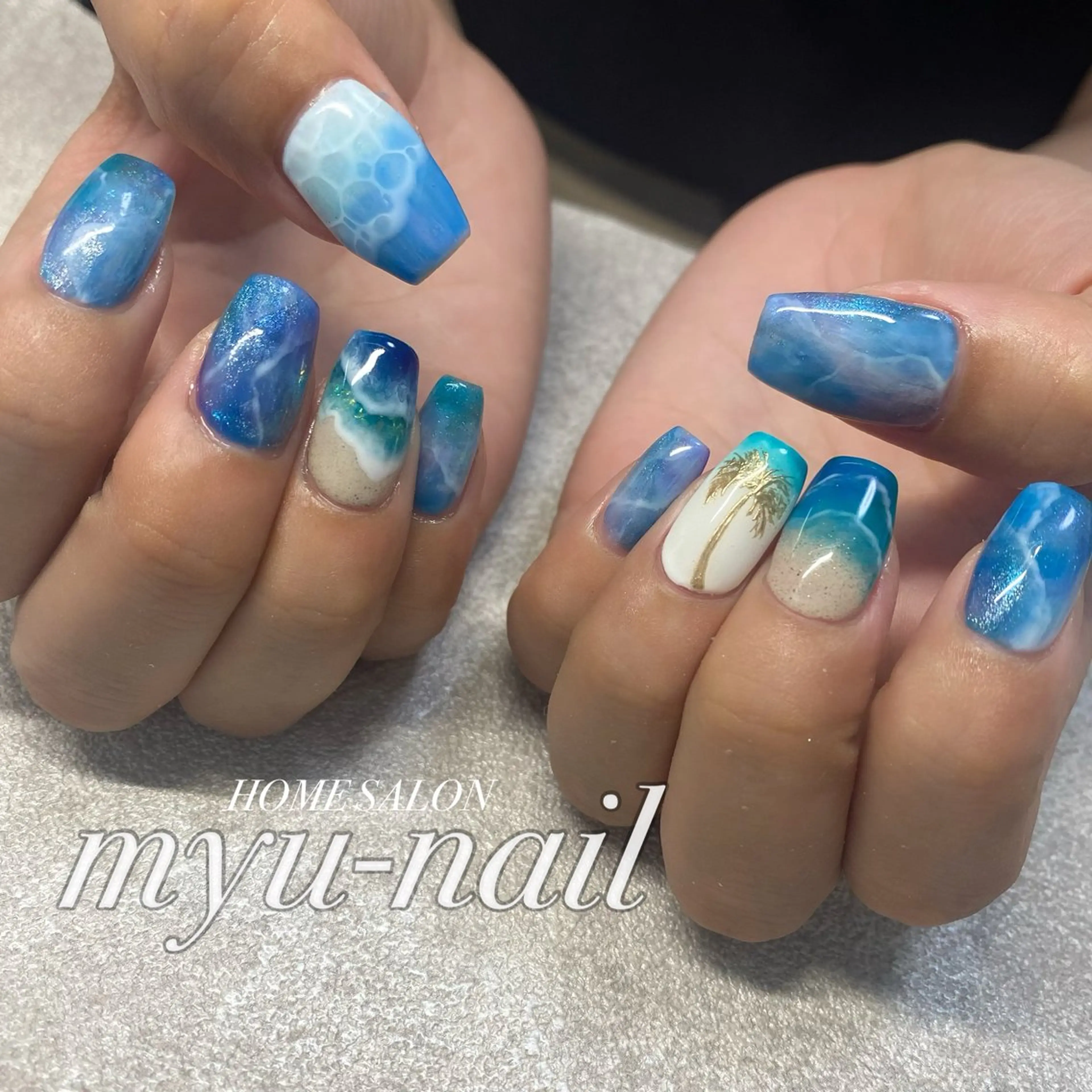 ネイル ホームサロン myu-nailのネイルデザイン