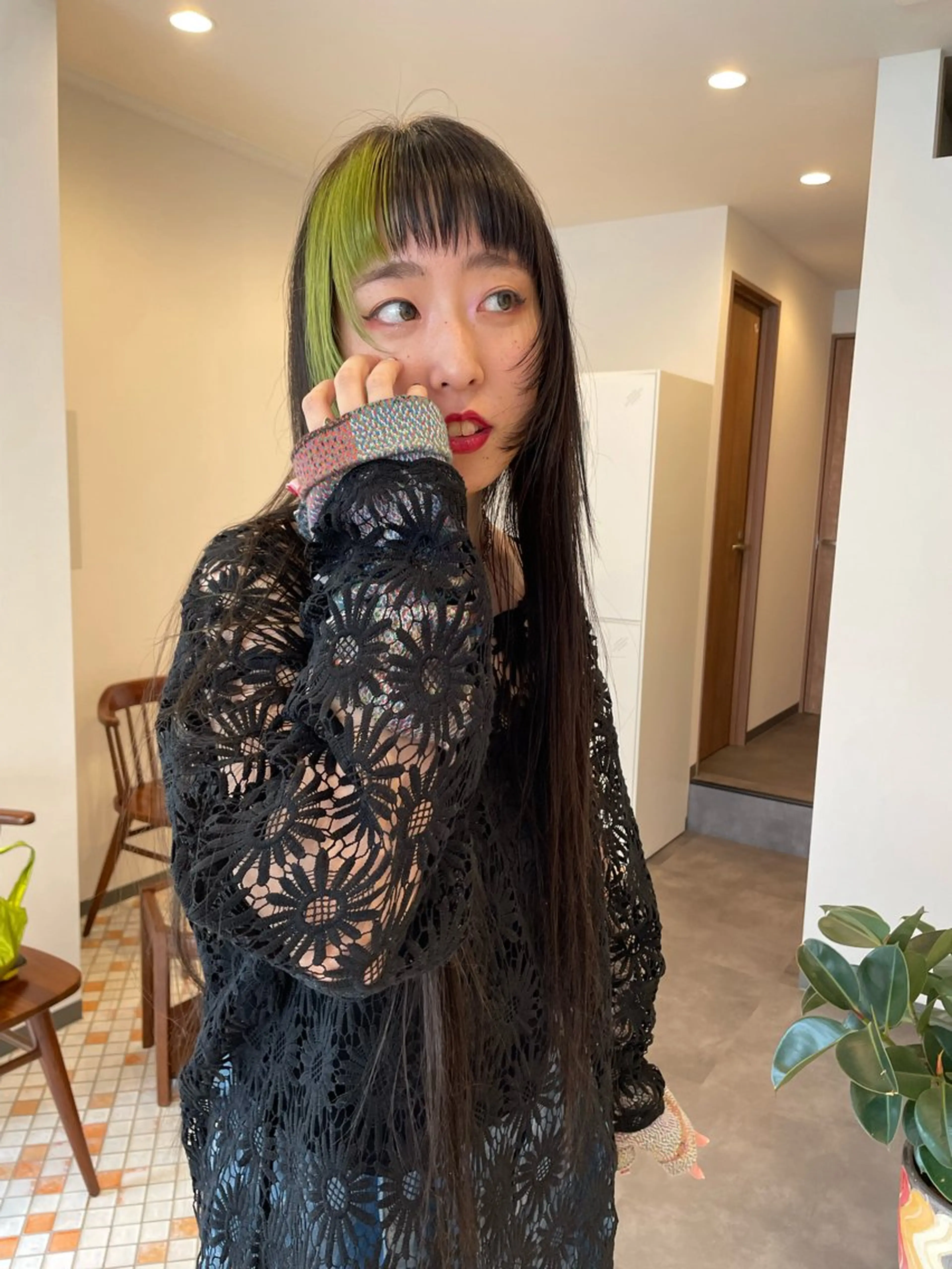 ロング ロング ウルフカット やまぎし ひろきのヘアスタイル