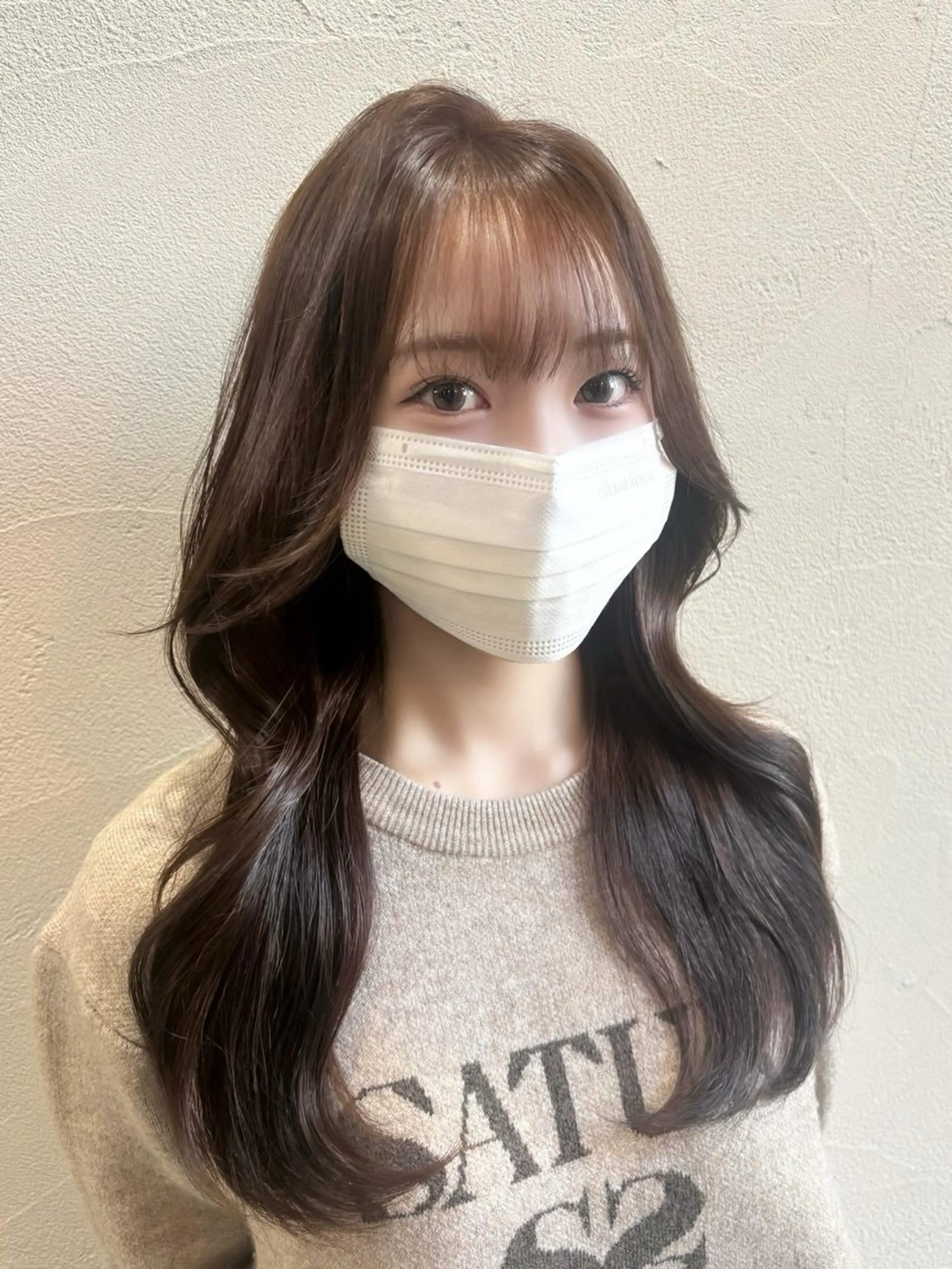 セミロング カラー カット ヘアカラー トリートメント 中嶋心渚⌇透明感 カラー️🩵🎀‪のヘアスタイル