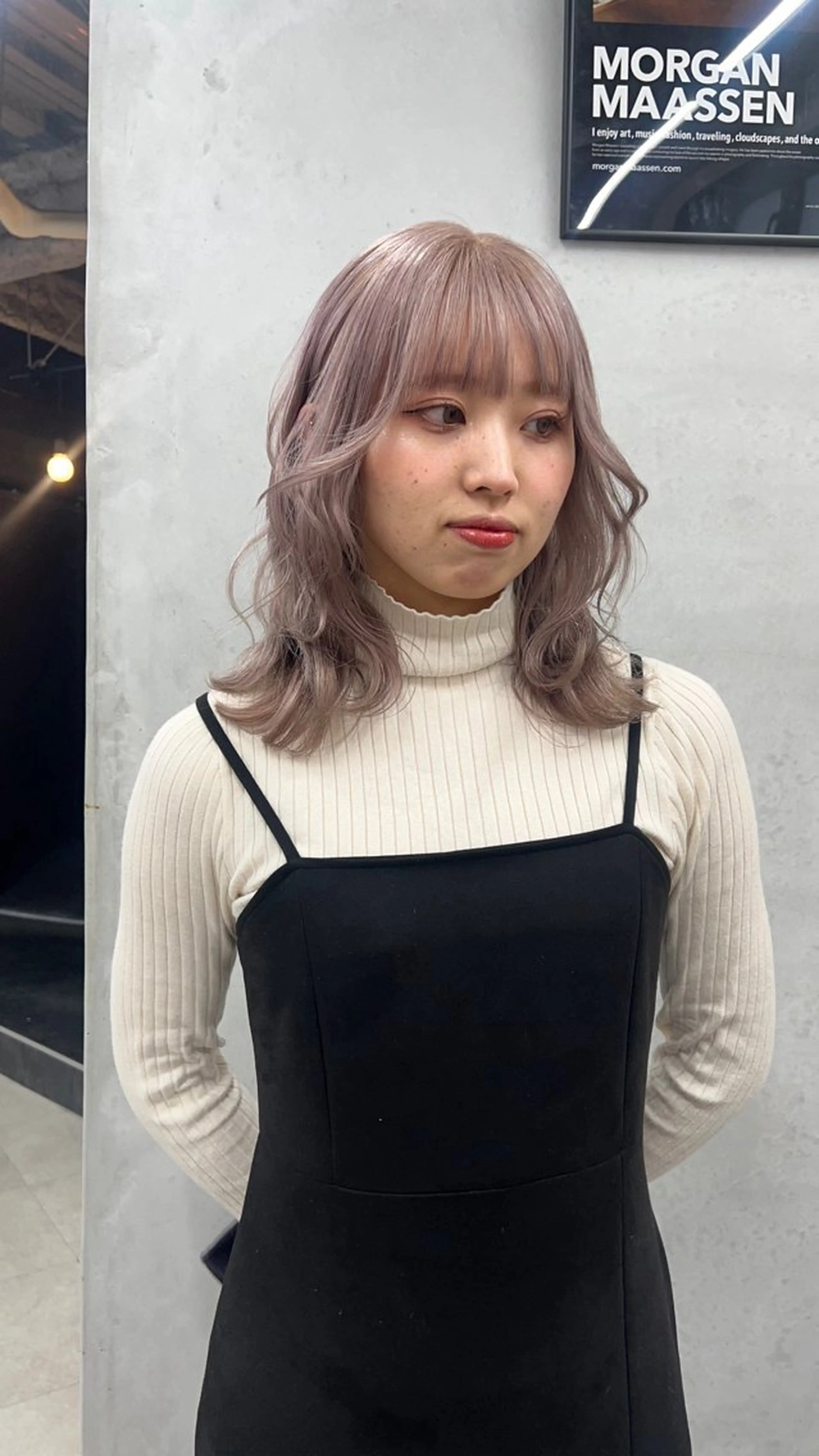 ミディアム 暖色カラー/レイヤー カット☁️MEI☁️のヘアスタイル