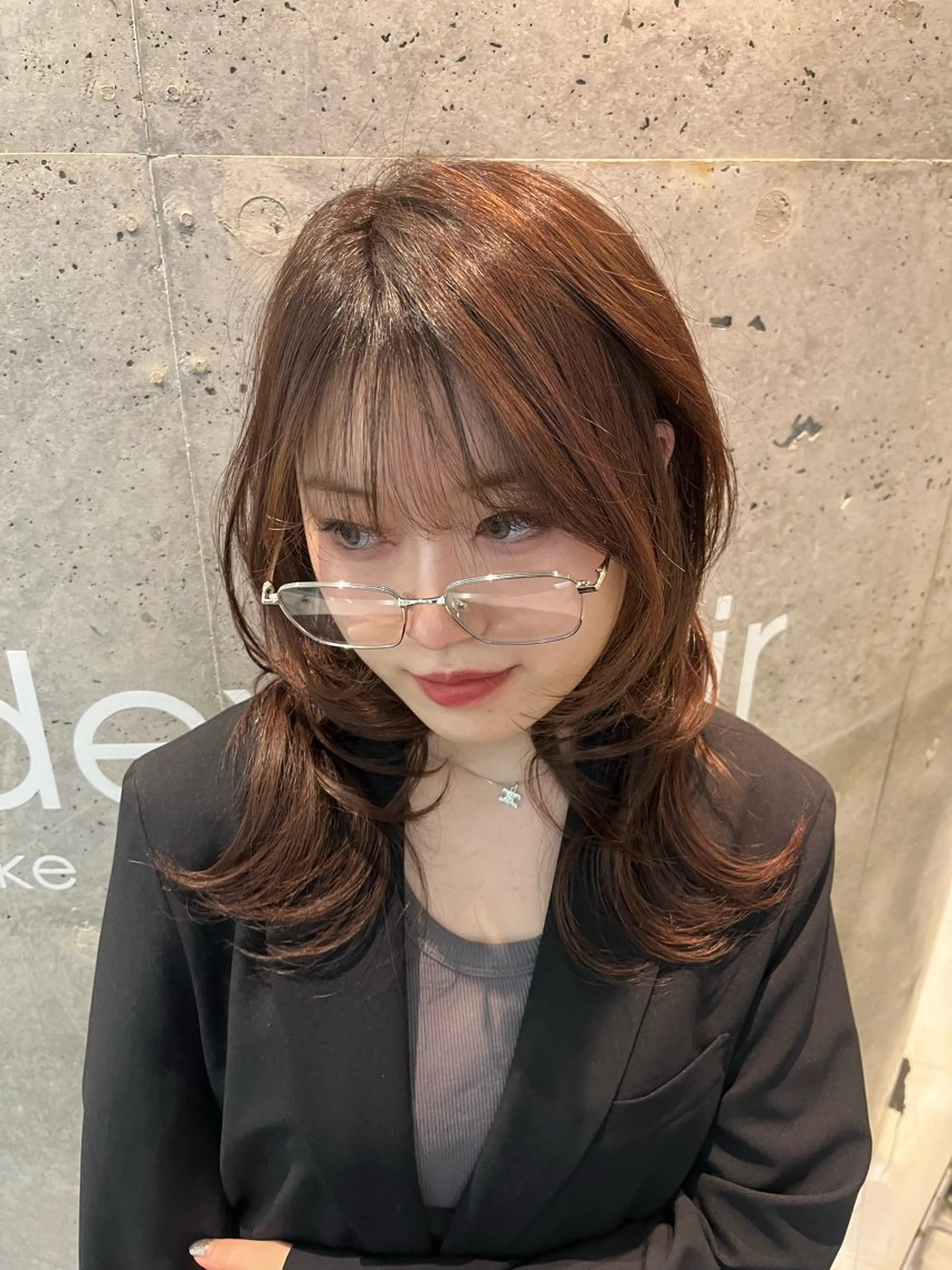 セミロング カット ヘアカラー 🫧TATSUYA/ 錦糸町ʕ•̫͡•のヘアスタイル