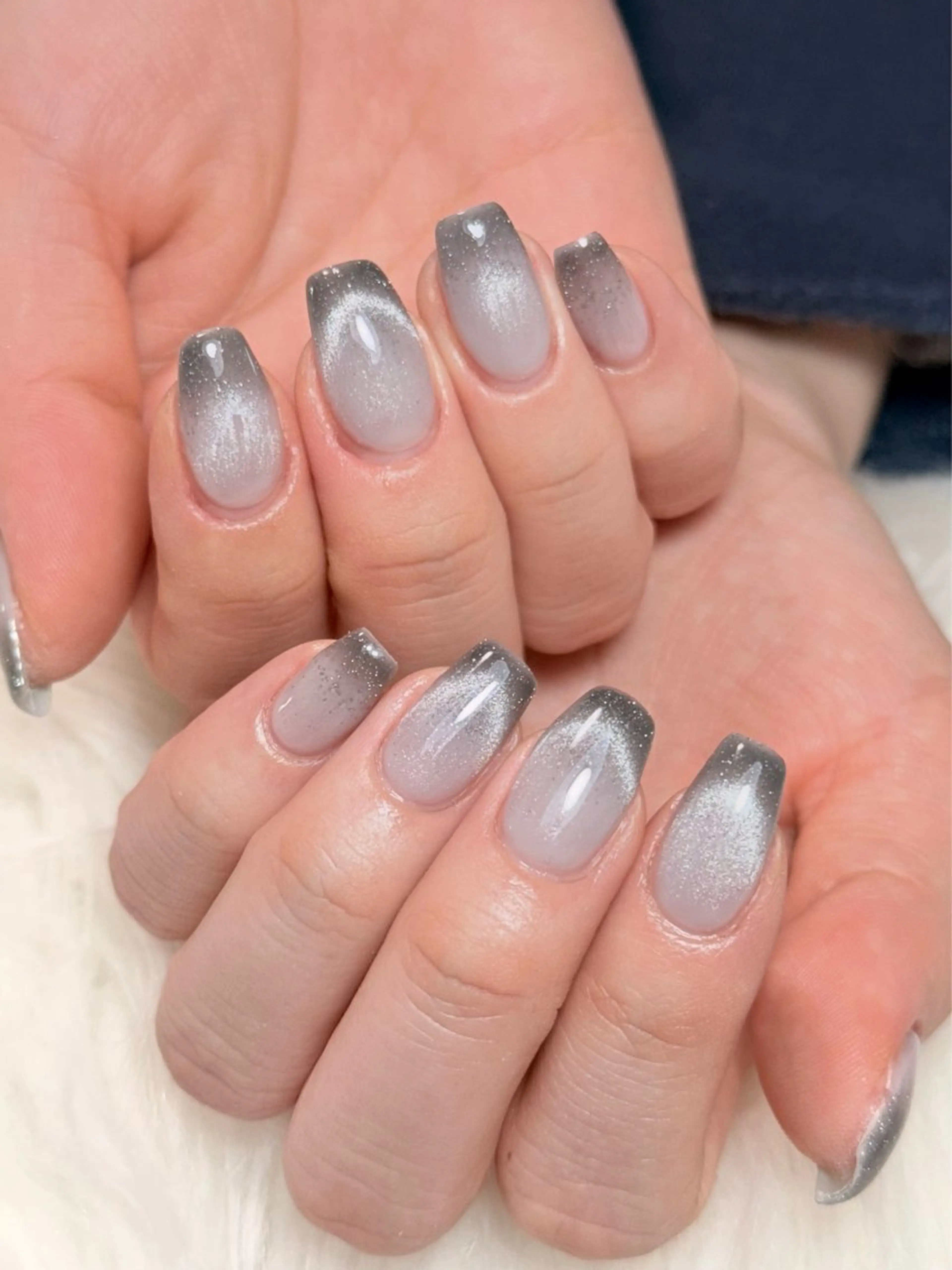 ネイル フレンチネイル マグネットネイル マグネットフレンチ しまむら さくらのネイルデザイン