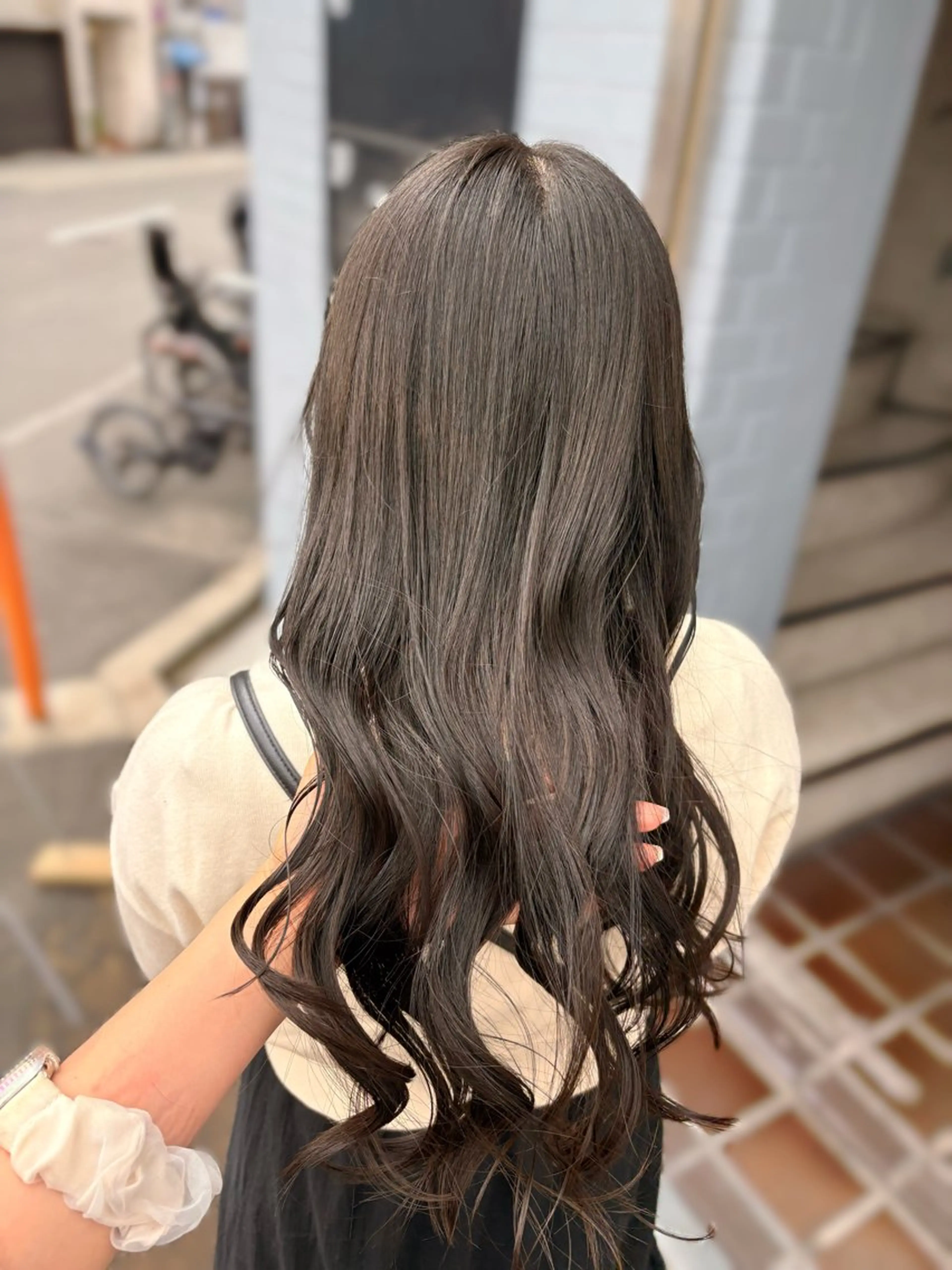 ロング カット ヘアカラー トリートメント 藤倉なつみ /玉造のヘアスタイル