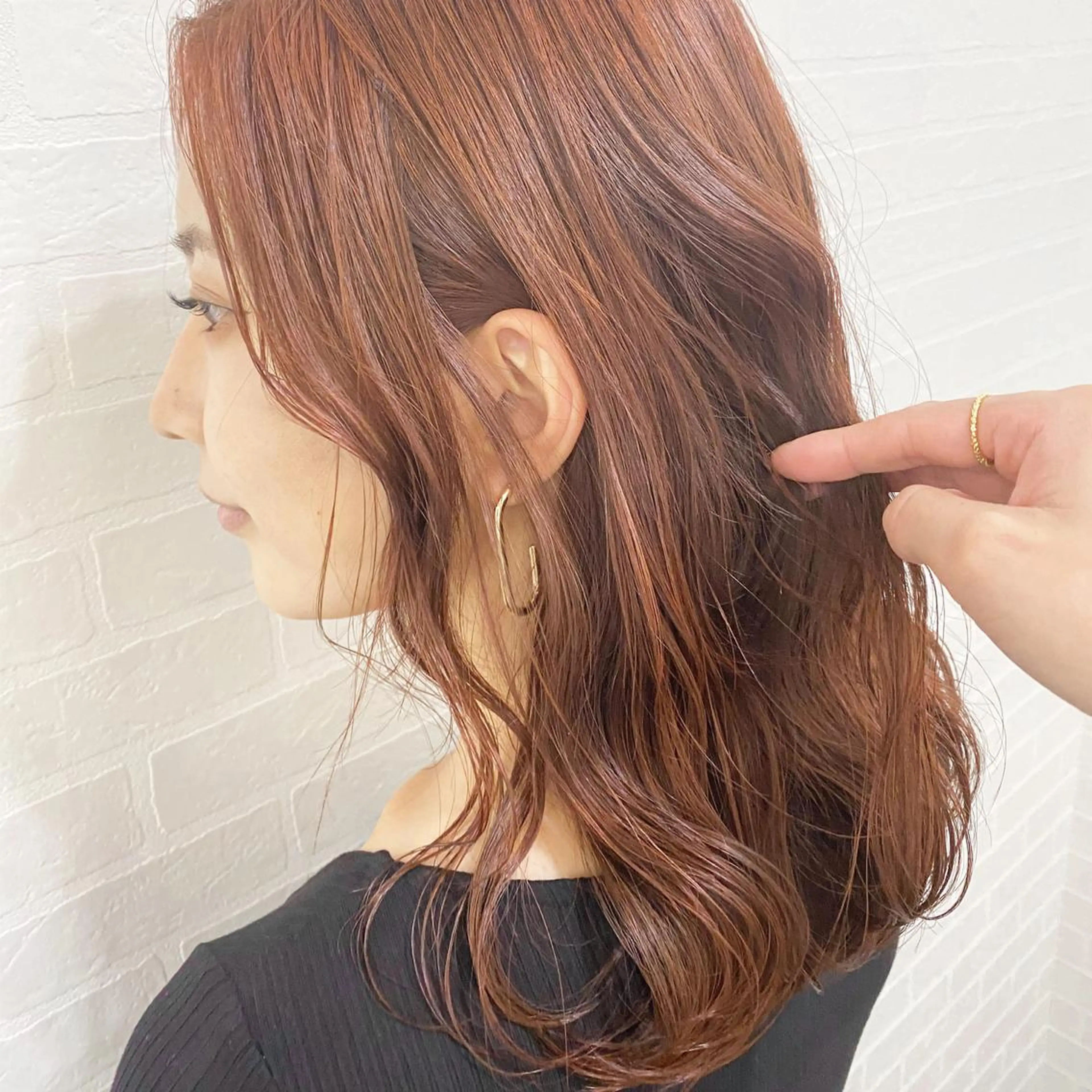 ミディアム カラー .. meiのヘアスタイル
