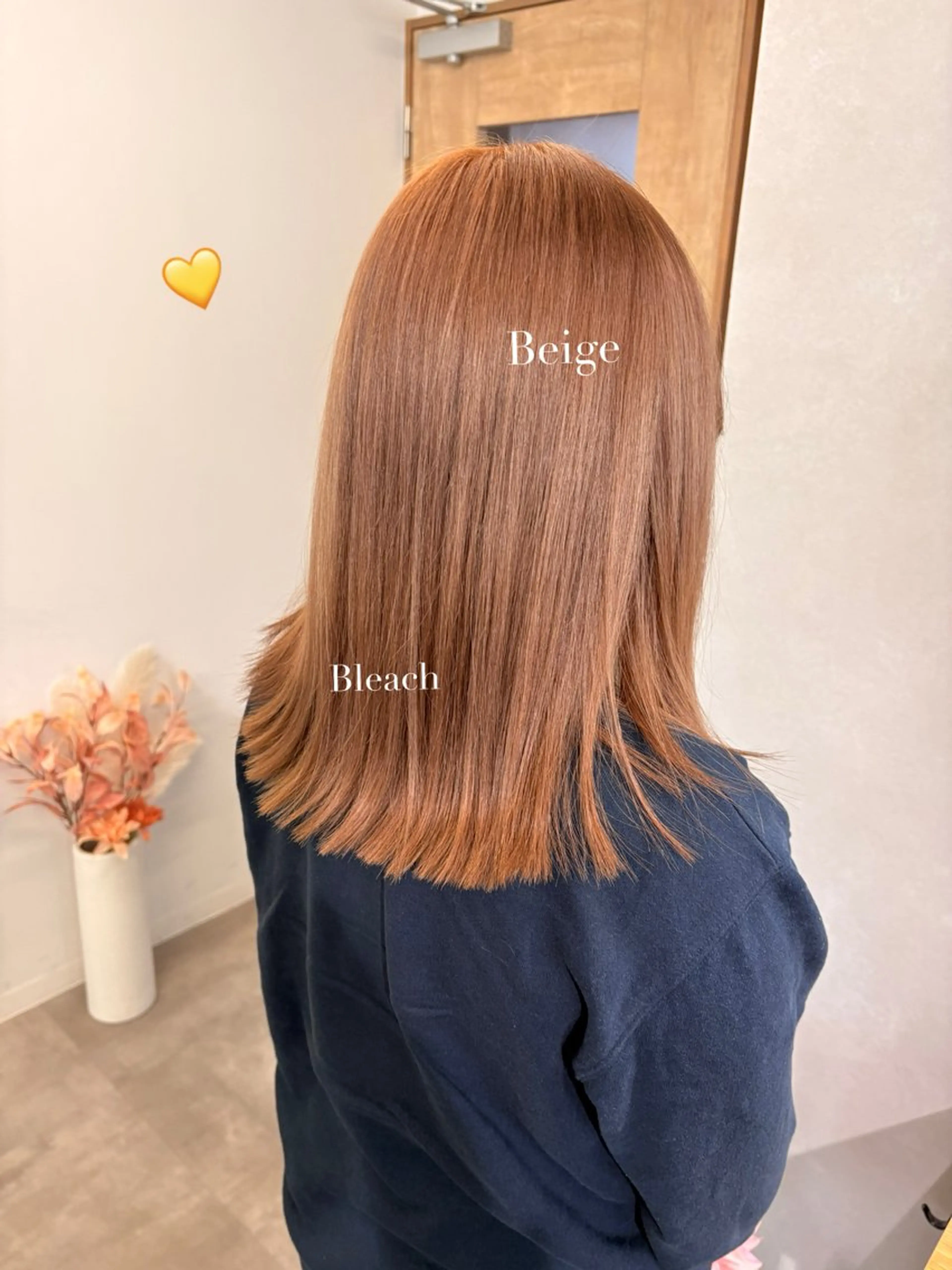 ミディアム カラー カット ヘアカラー トリートメント 暖色･似合わせカラー (廣石沙英🎀)のヘアスタイル