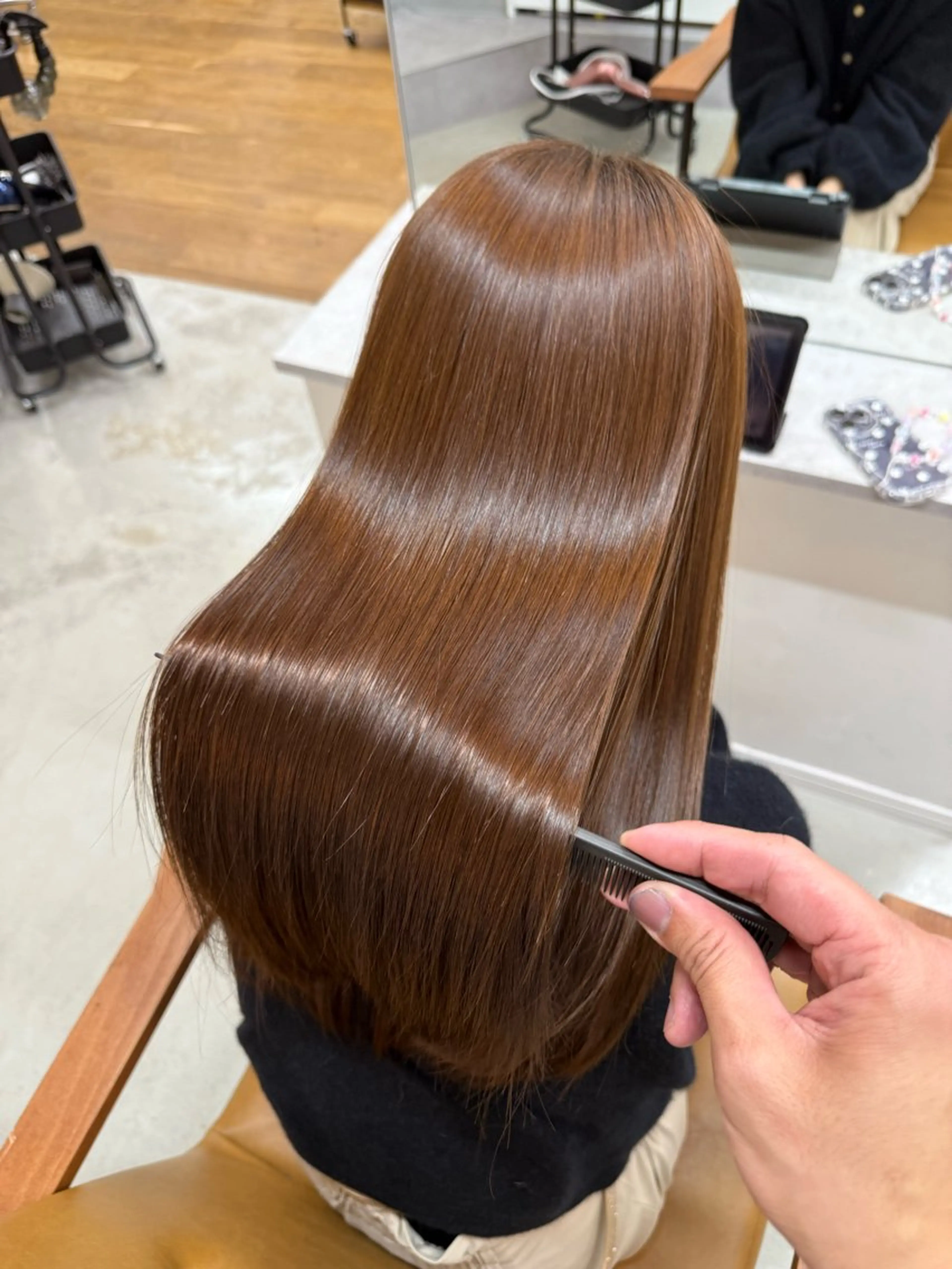 ロング カラー 吉田 裕太朗のヘアスタイル