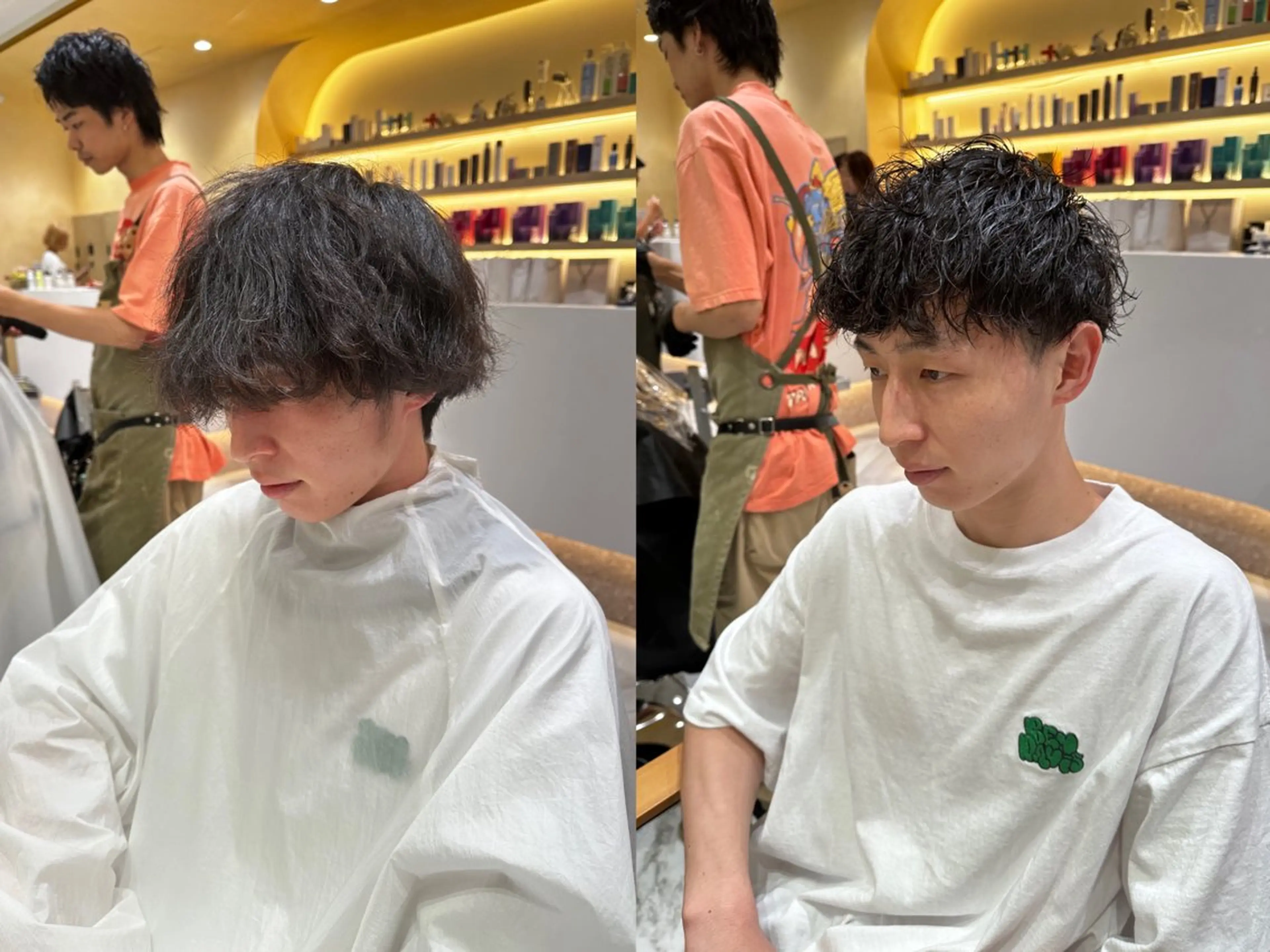 パーマ メンズ AMI ウルフパーマ/メンズのヘアスタイル