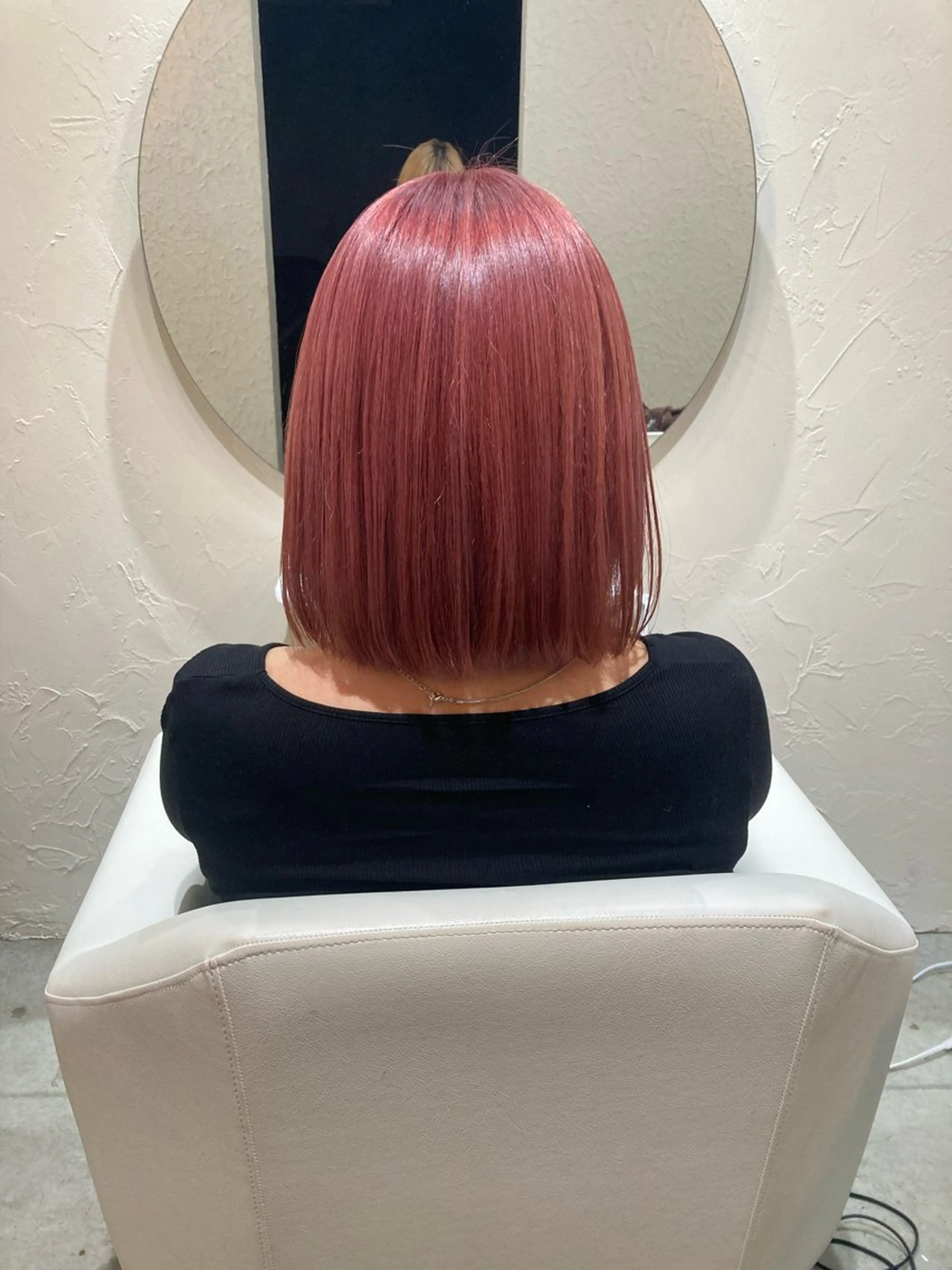 カラー ブリーチ ピンクカラー 川崎ハツメイ✨篠原 裕里のヘアスタイル