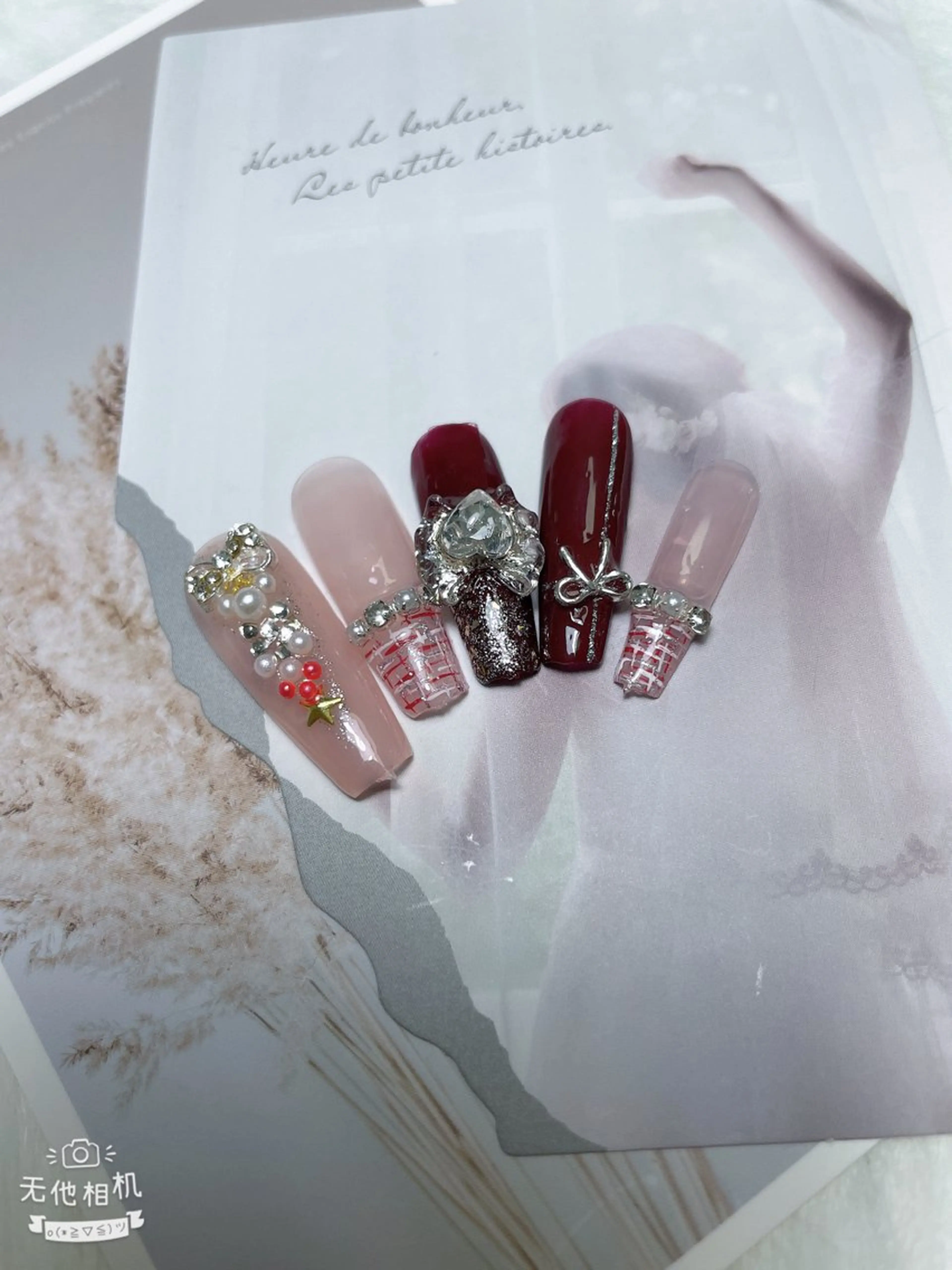 ネイル 成人式 ジェルネイル ネイルチップ ハンドネイル MoMoA Nail ネイル長さ出し専門店のネイルデザイン