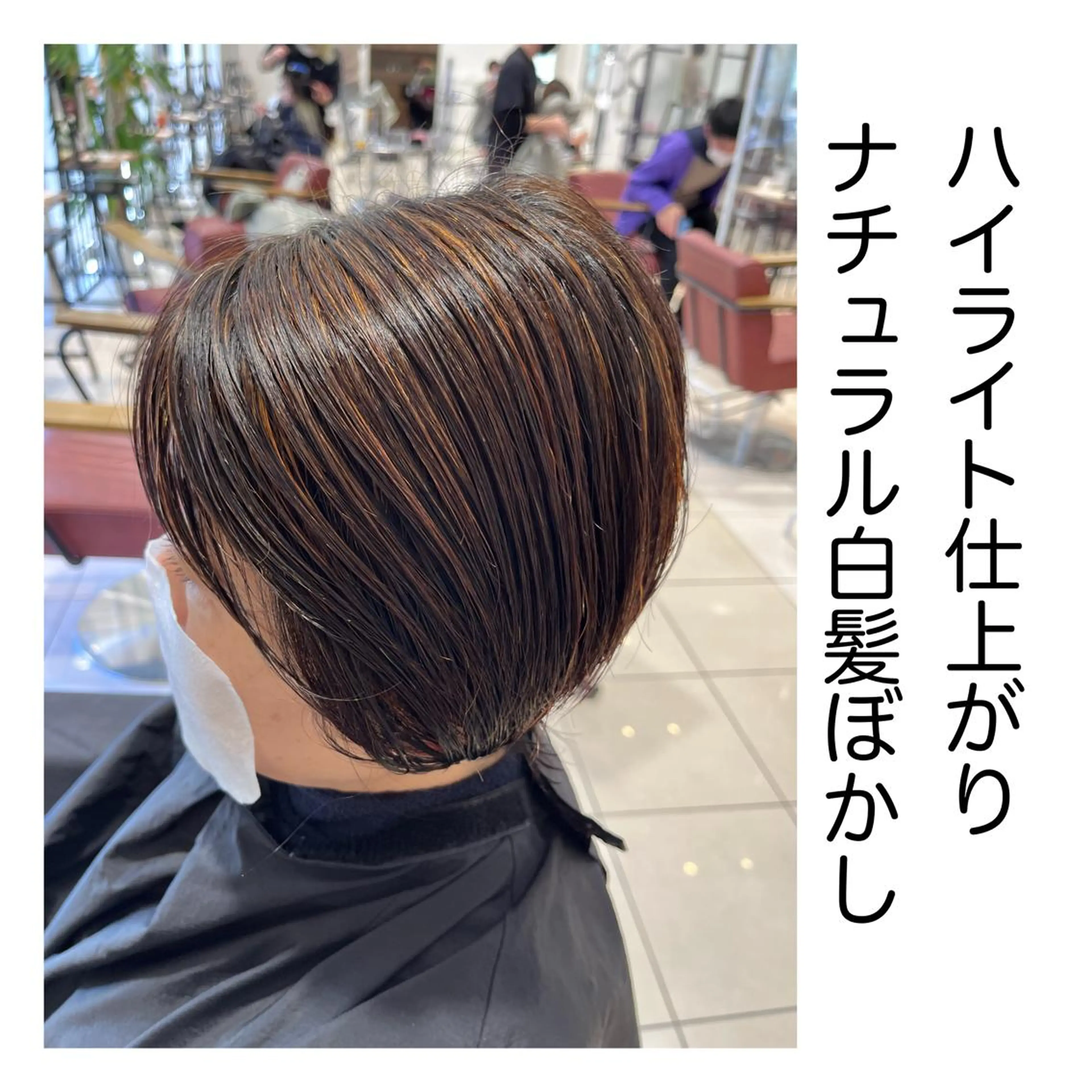 ショート カラー アディクシーカラー 黒髪 ブリーチ ブラウンカラー ケアブリーチ 長津 健一郎のヘアスタイル