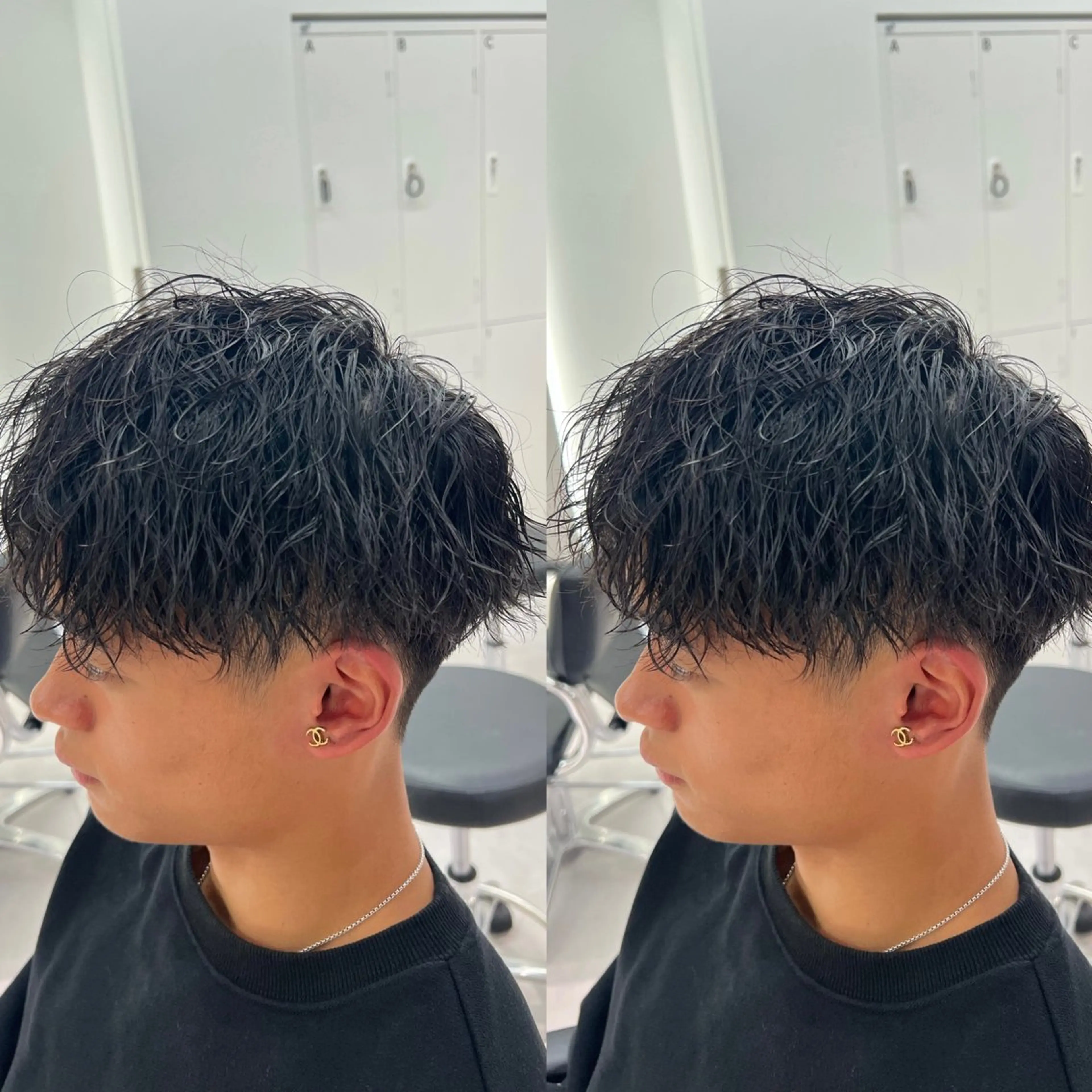 パーマ メンズ カット パーマ トリートメント ツイスパ/シャドウ 矢吹俊大郎のヘアスタイル