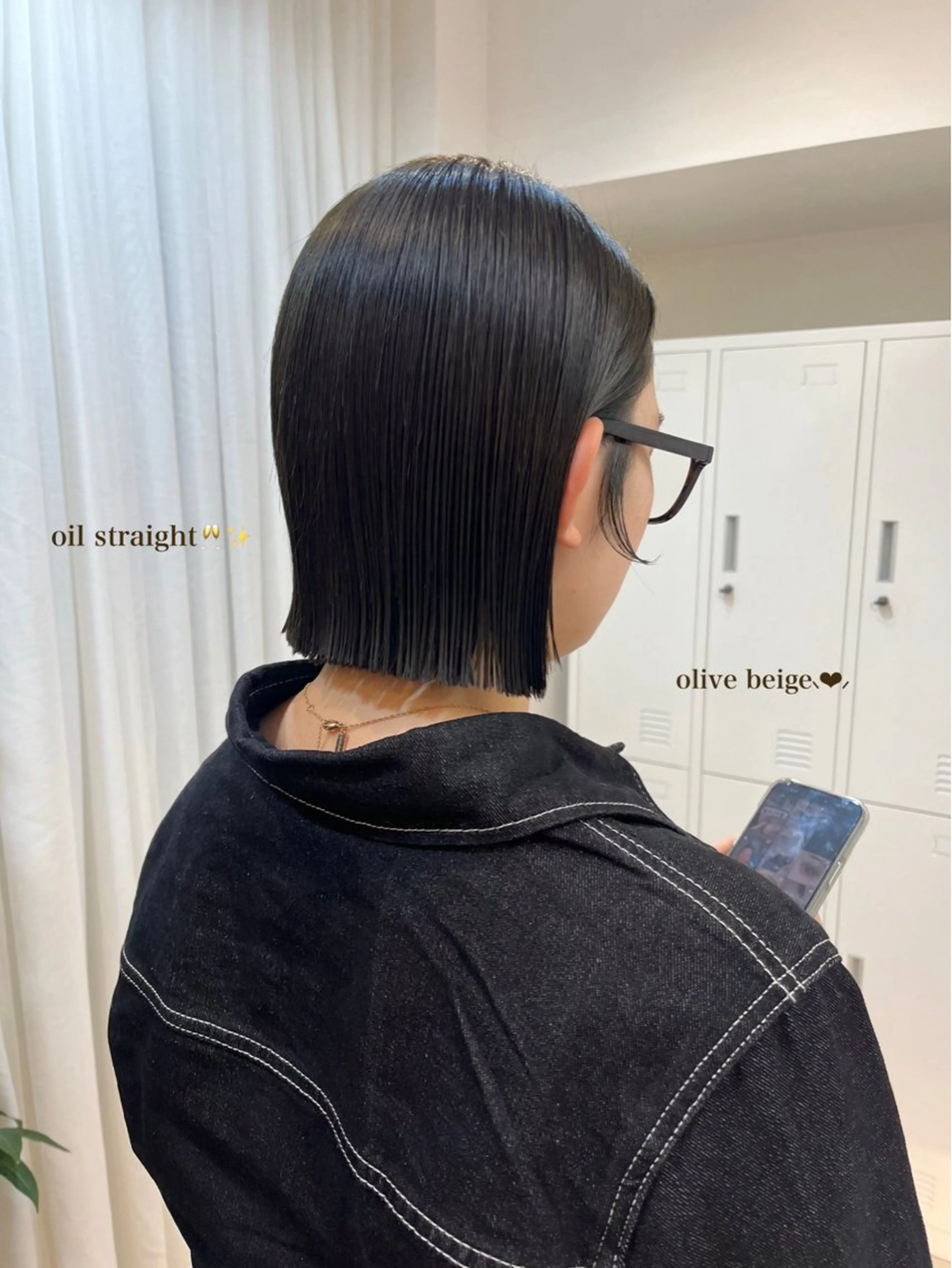 ショート ボブ 顔周りカット 髪質改善 レイヤーカット シースルーバング ハルカ/ fit standのヘアスタイル