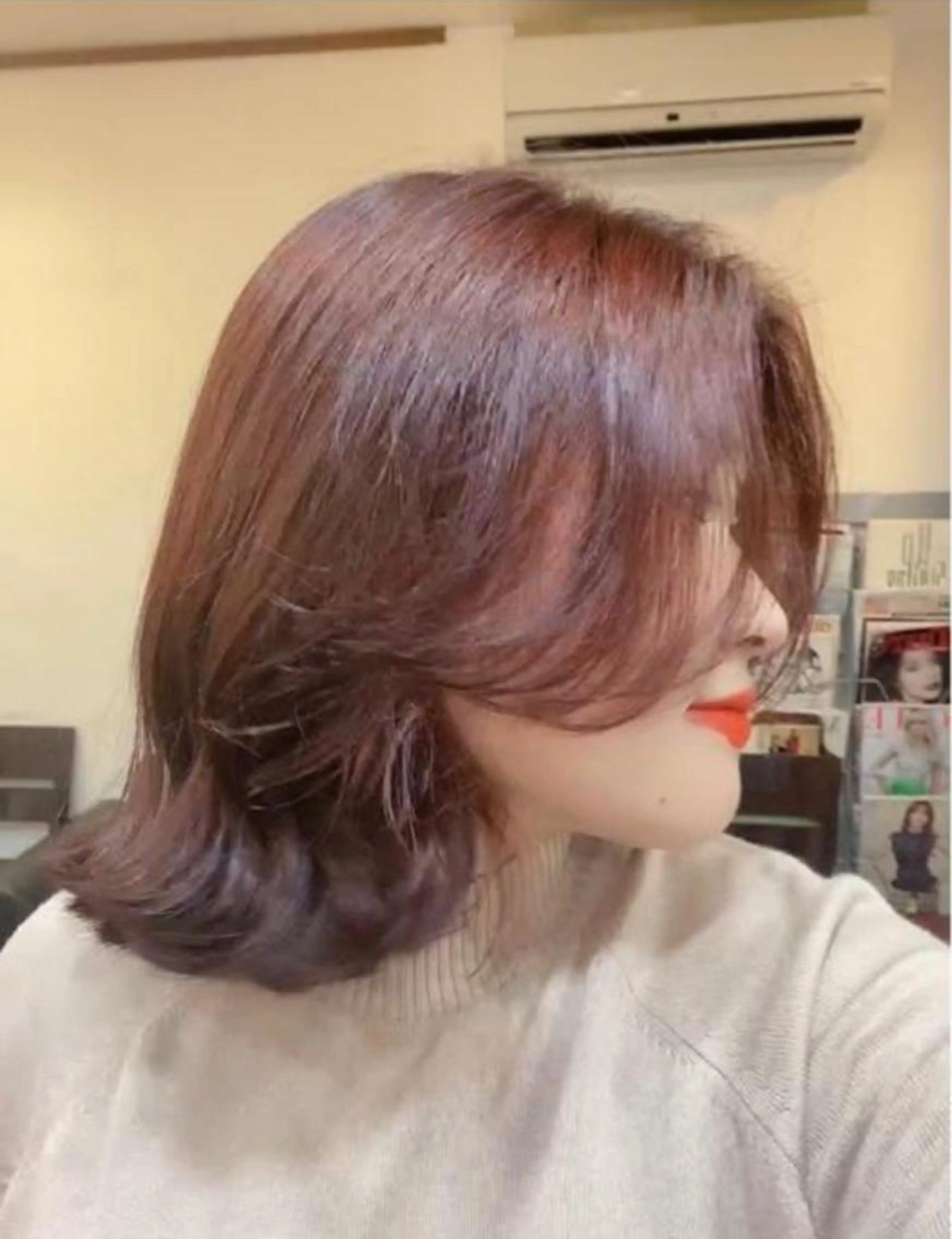 💇‍♀️🇰🇷女性カット＋ワンカラー(※ロング料金ありMax＋2000円)の写真