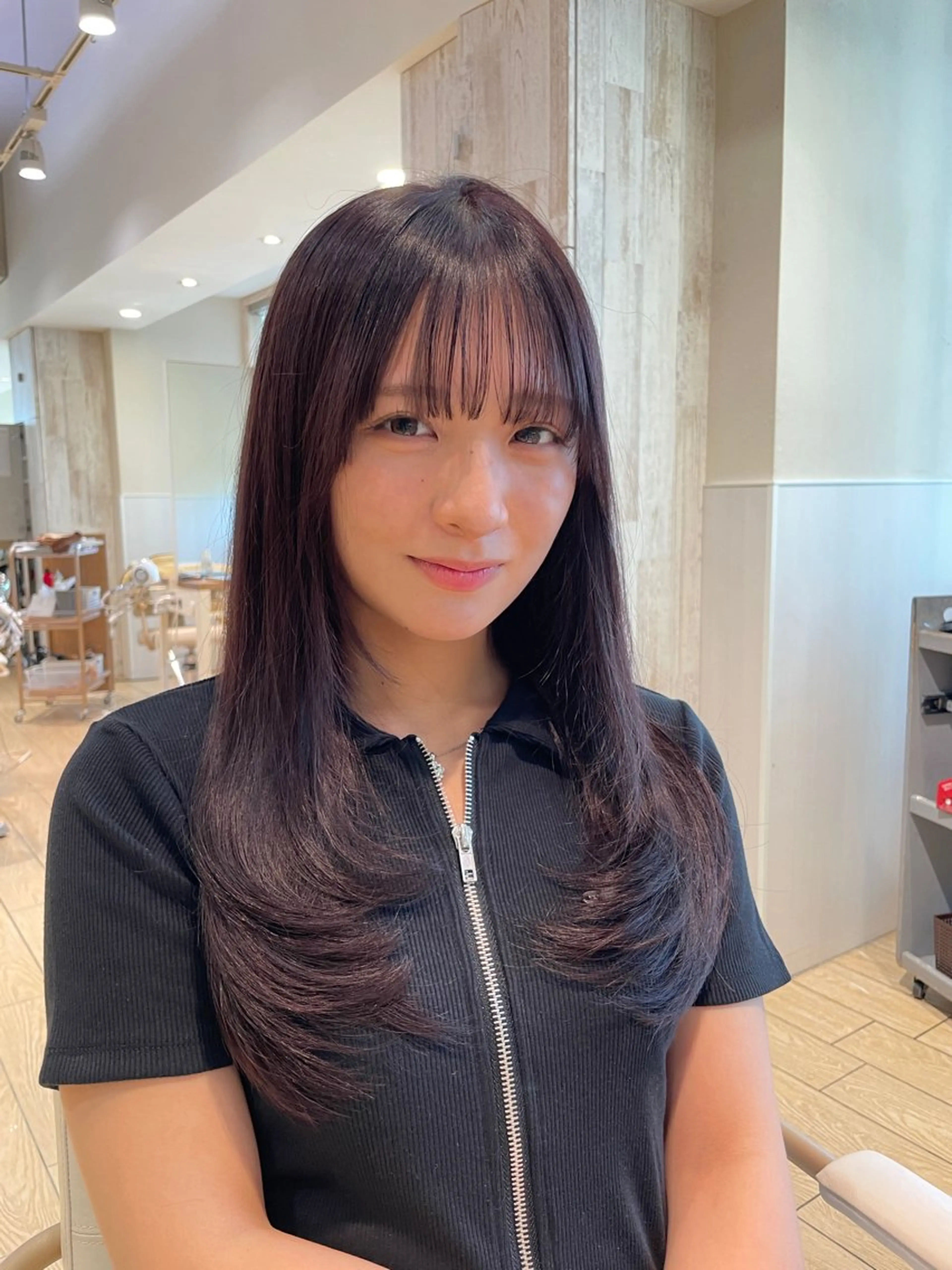 ロング カット ヘアカラー トリートメント アフロートディル表参道店所属・艶髪カラー/レイヤー カット/表参道　寺崎のヘアスタイル