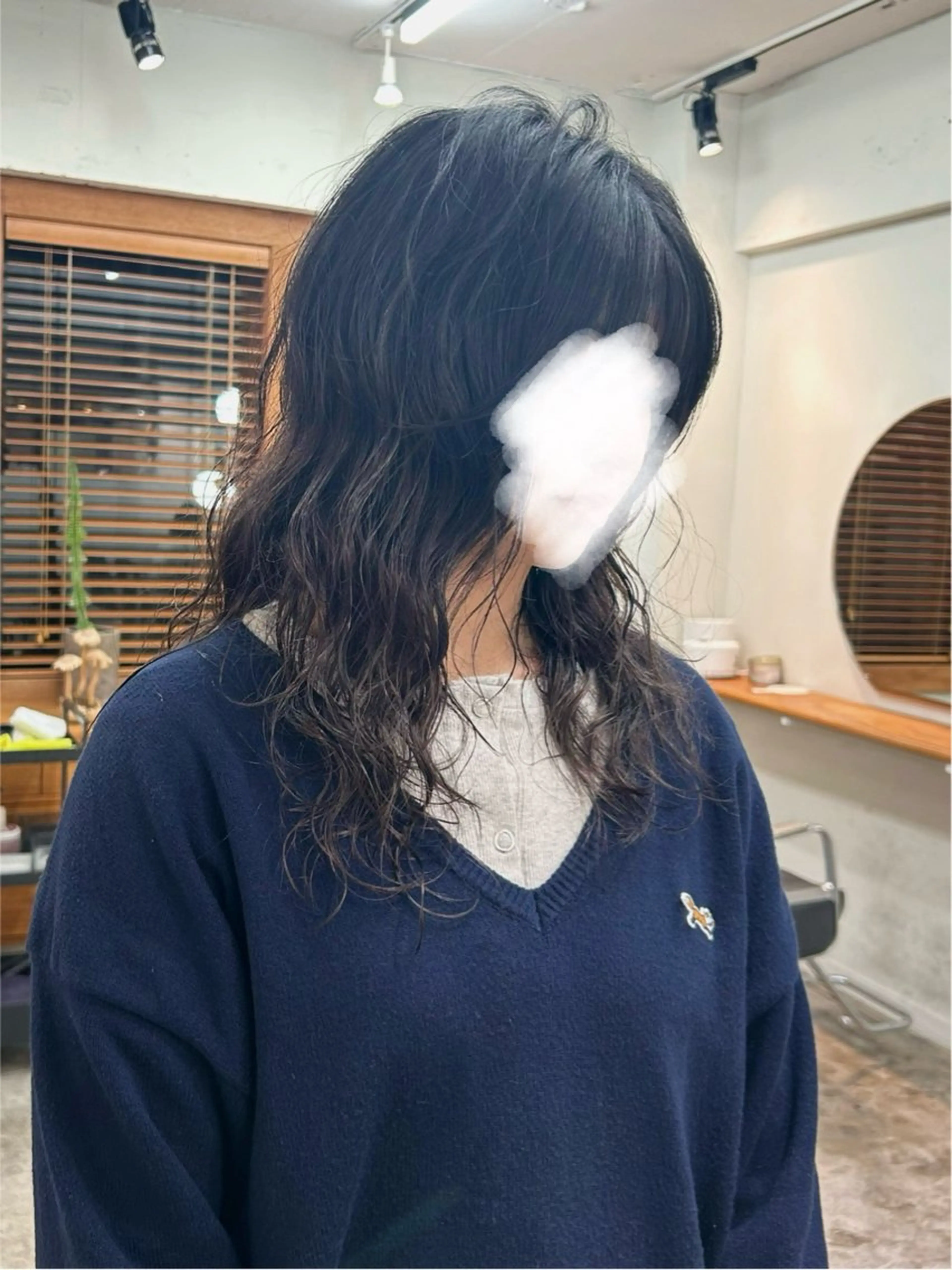 ロング パーマ カット パーマ ENIEN MAKE’S 立川所属・ミカ🌟パーマ/ ニュアンスパーマのヘアスタイル