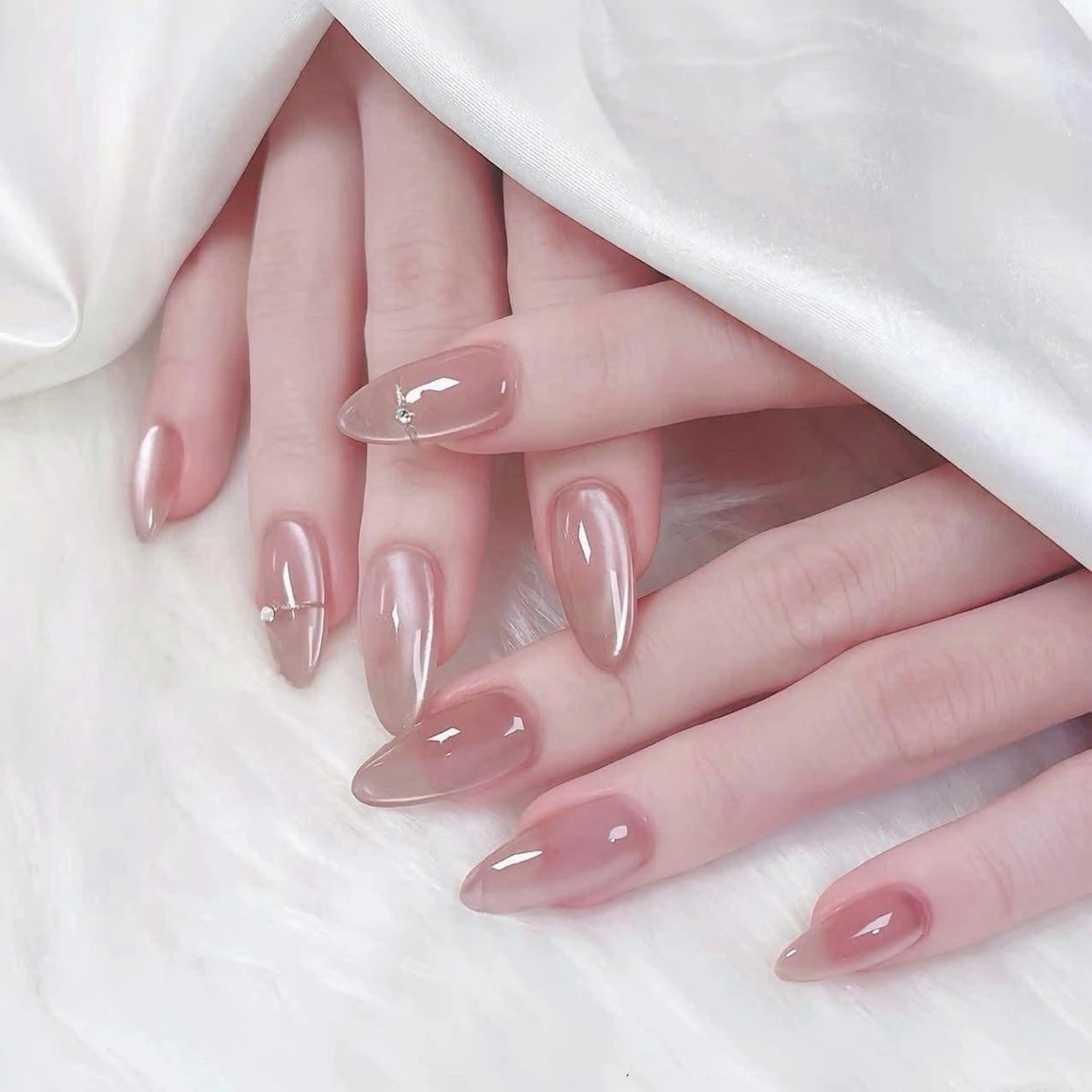 ネイル チークネイル フットネイル フレンチネイル グラデーション 韓国ネイル Yuki nail staffのネイルデザイン