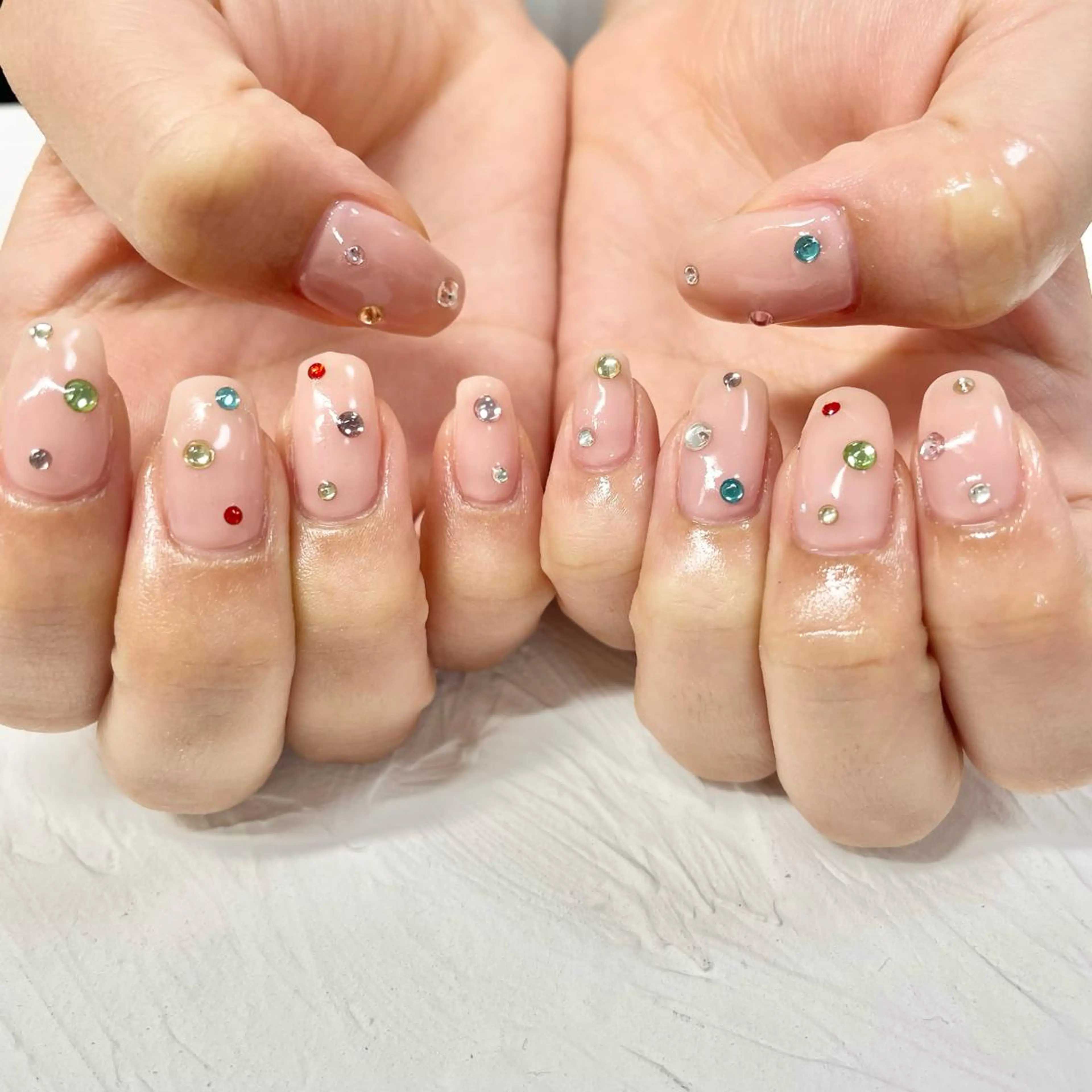 ネイル キラキラネイル ハンドネイル フットネイル 🎀AYAKO 🎀中韓ネイルのネイルデザイン