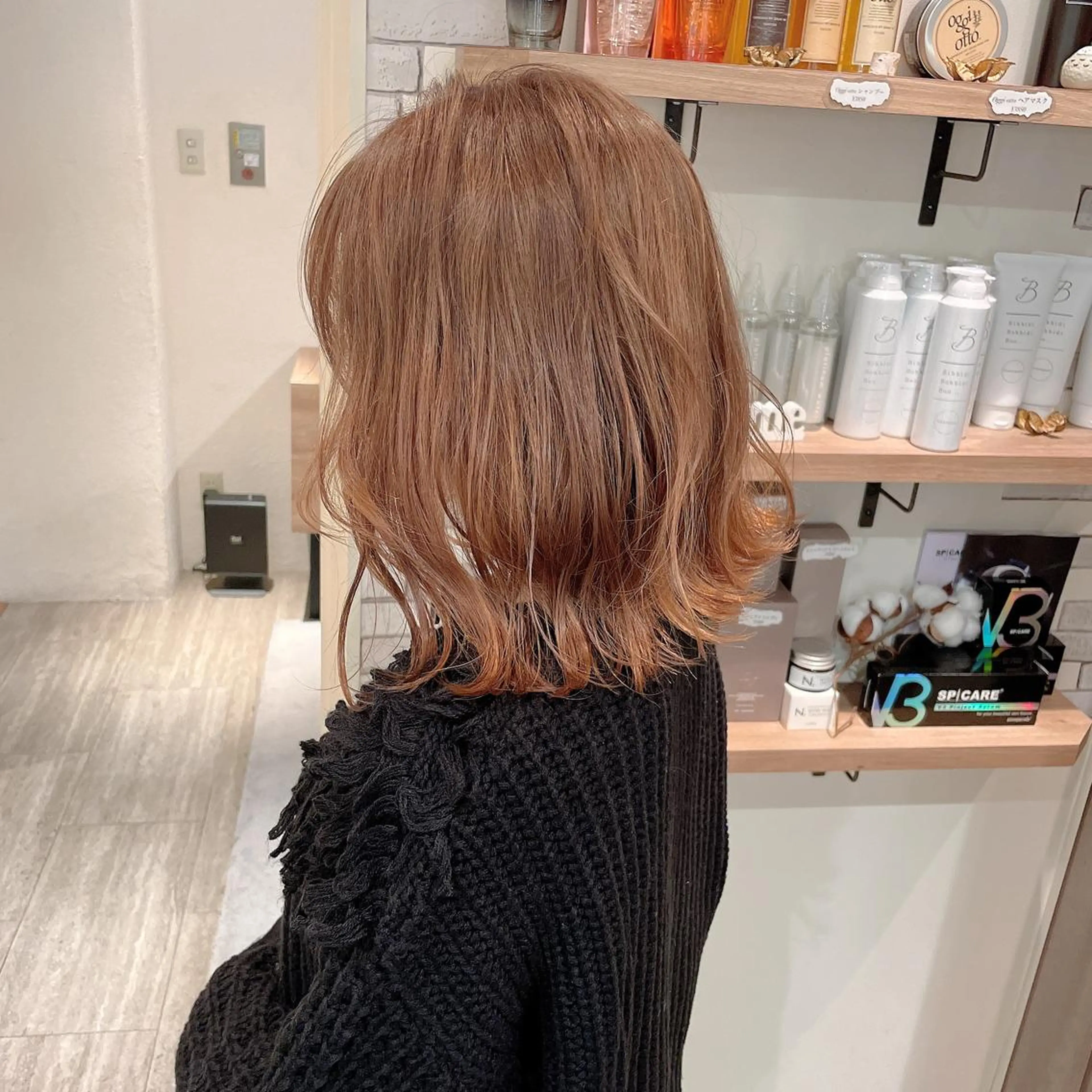 ミディアム カラー ヘアカラー 大人可愛い/レイヤー /ブリーチ/溝口誠二のヘアスタイル