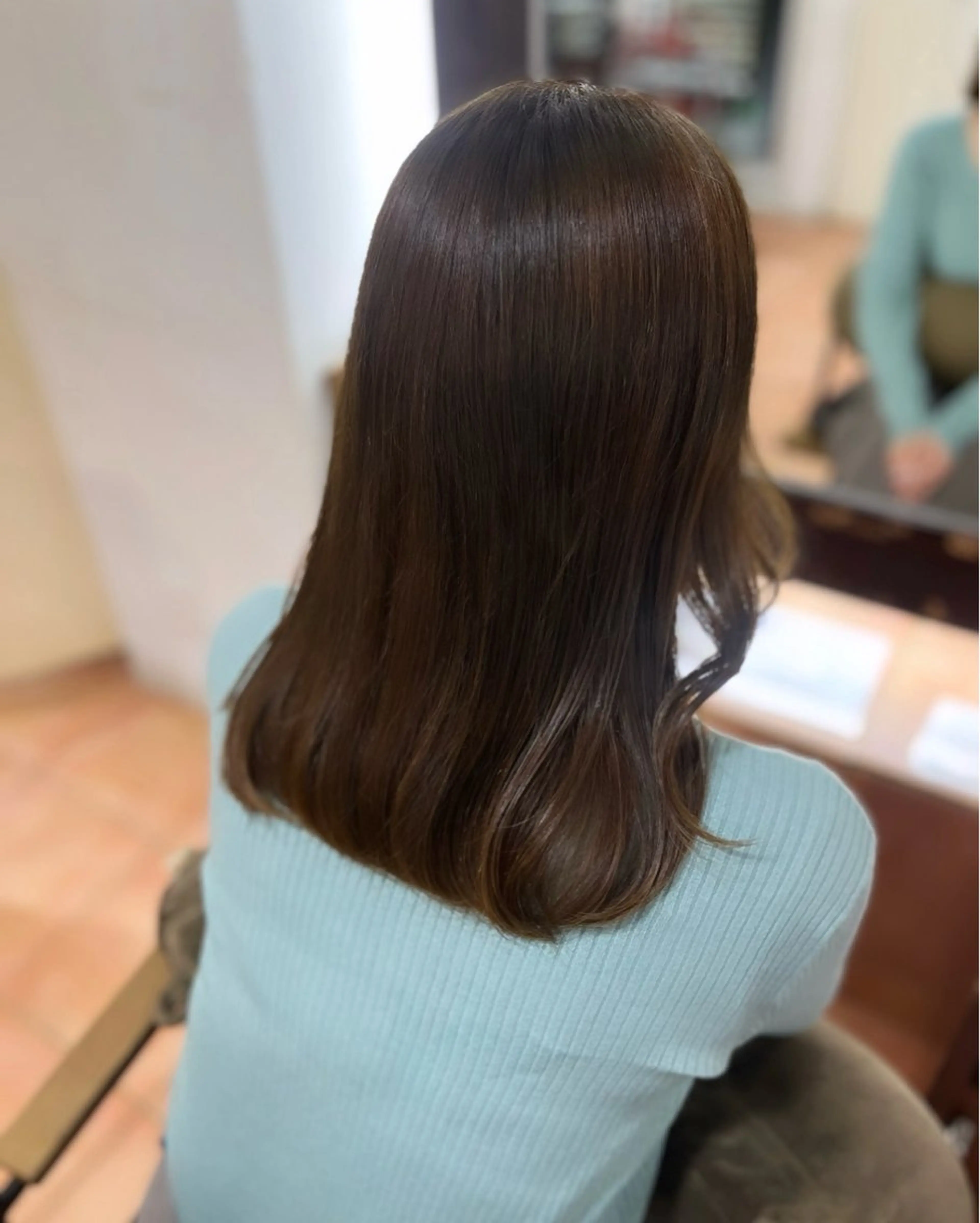 カラー ベージュカラー オリーブベージュ 🎀艶カラー/ヘアメ しおり🎀のヘアスタイル