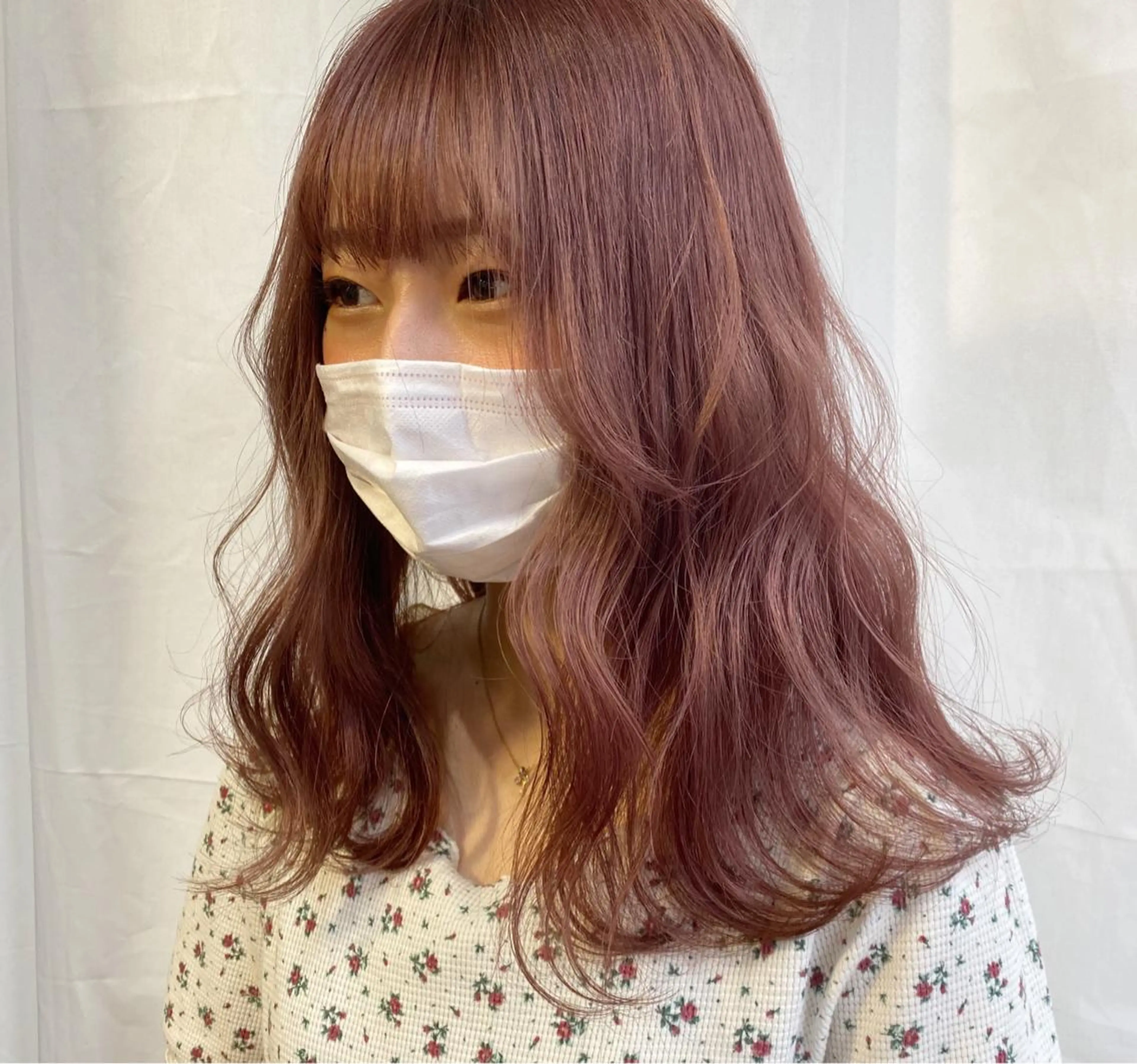 セミロング カラー ピンクカラー Piaコータロー ハイトーン&‪ボブのヘアスタイル