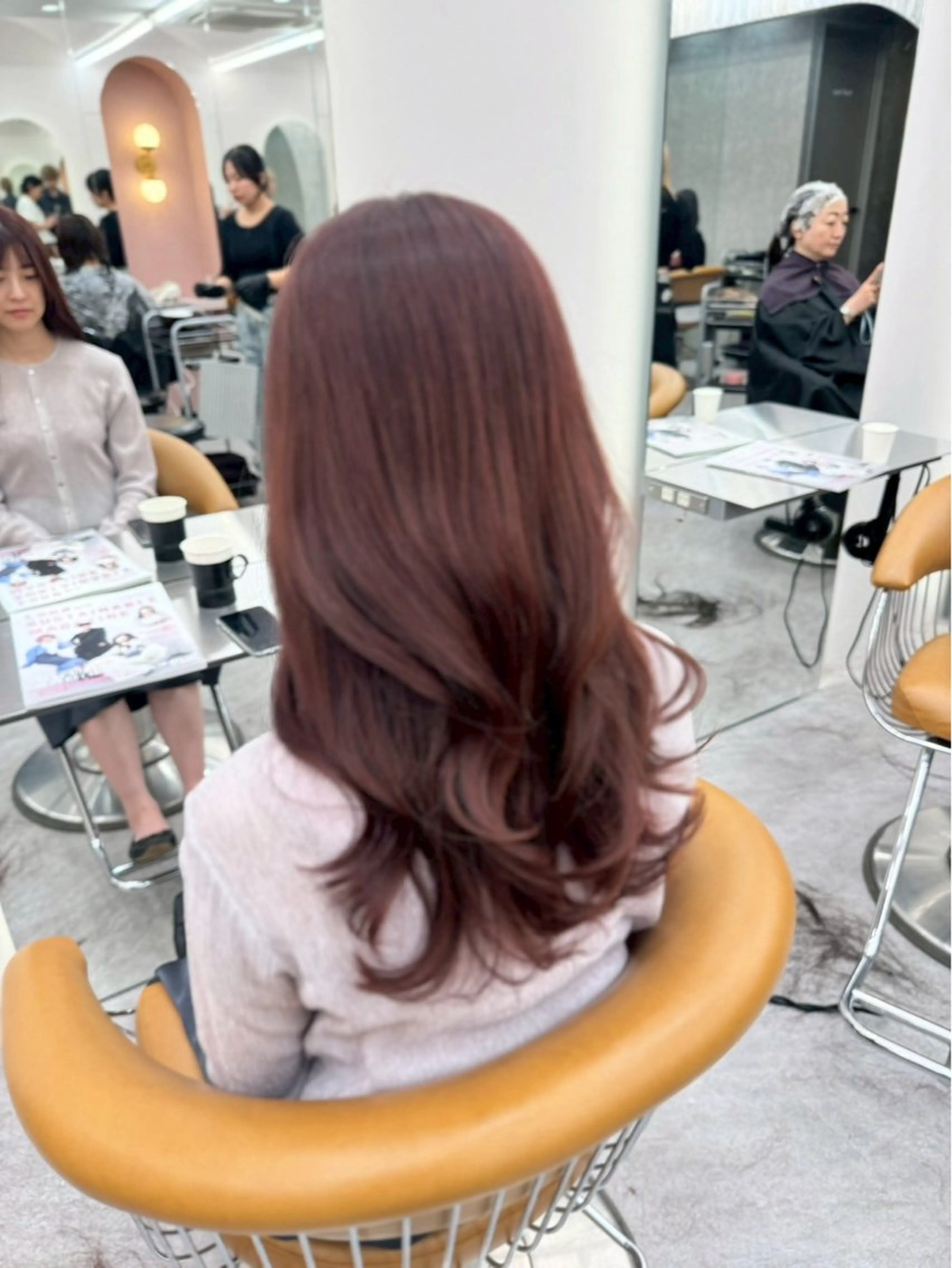ロング カラー 透明感カラー/艶髪/ ボブ/桒山航季のヘアスタイル