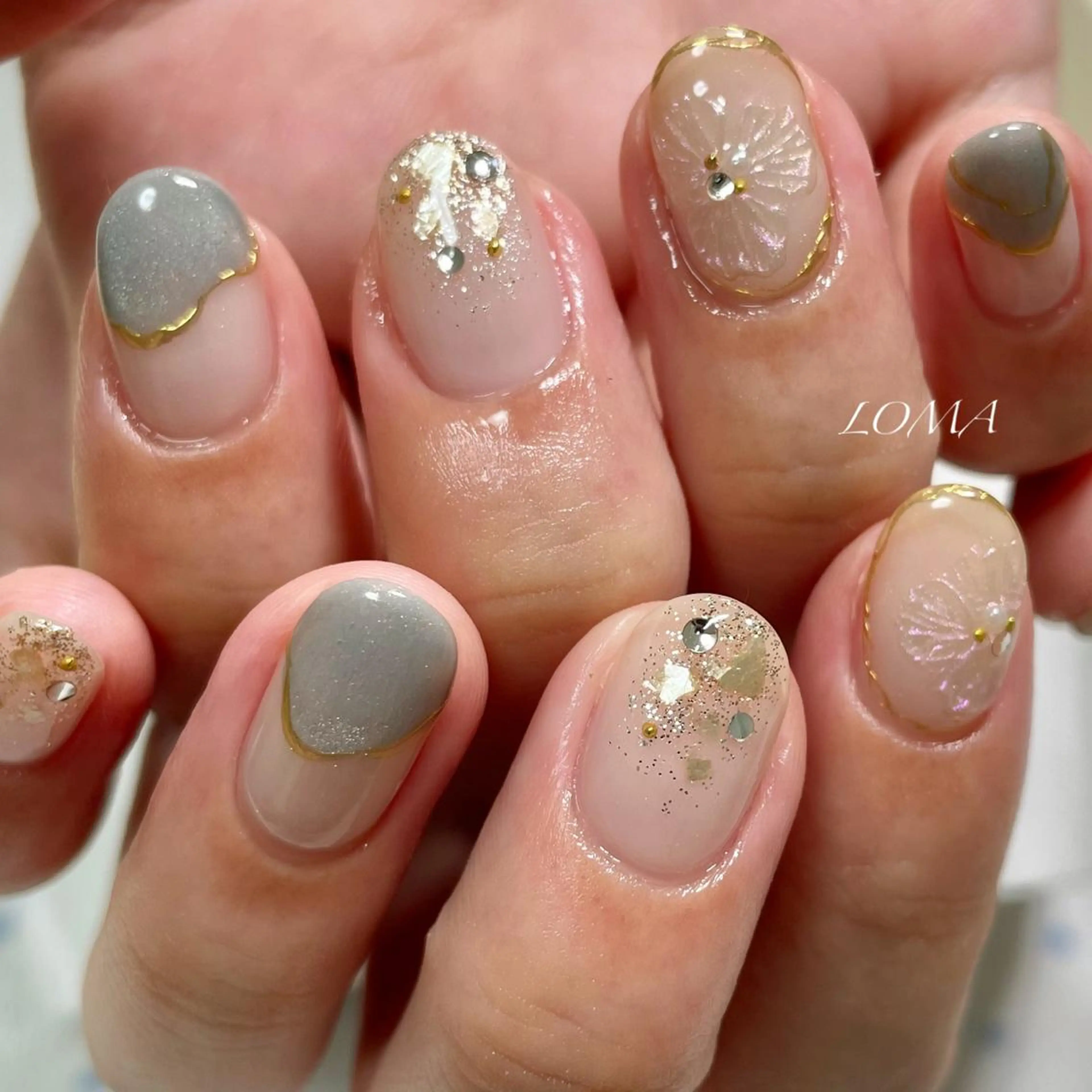 ネイル ハンドネイル ハンドケア m-nail所属・m-nail 🌙minamiのネイルデザイン