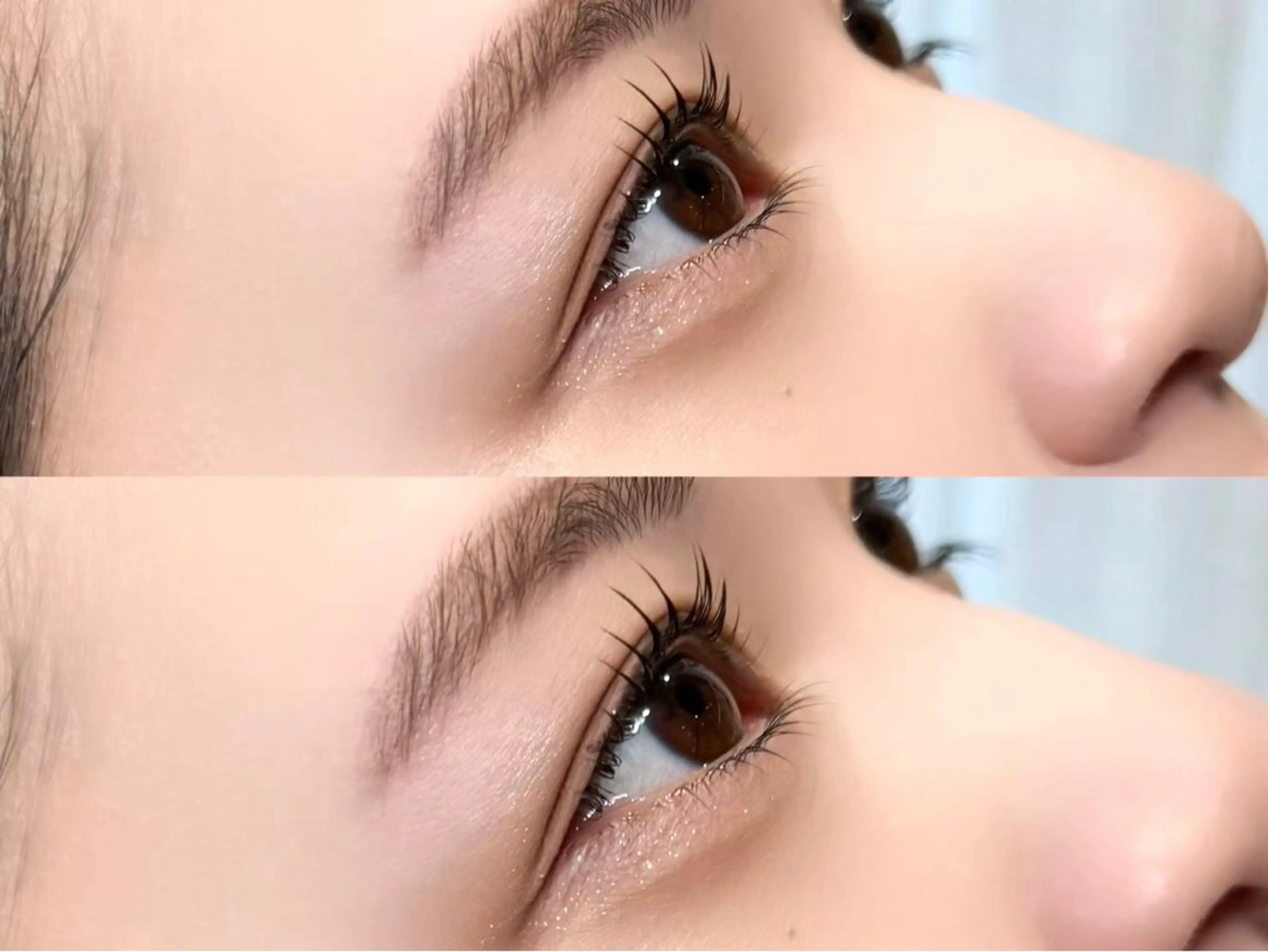 ボリュームラッシュ、100本の写真