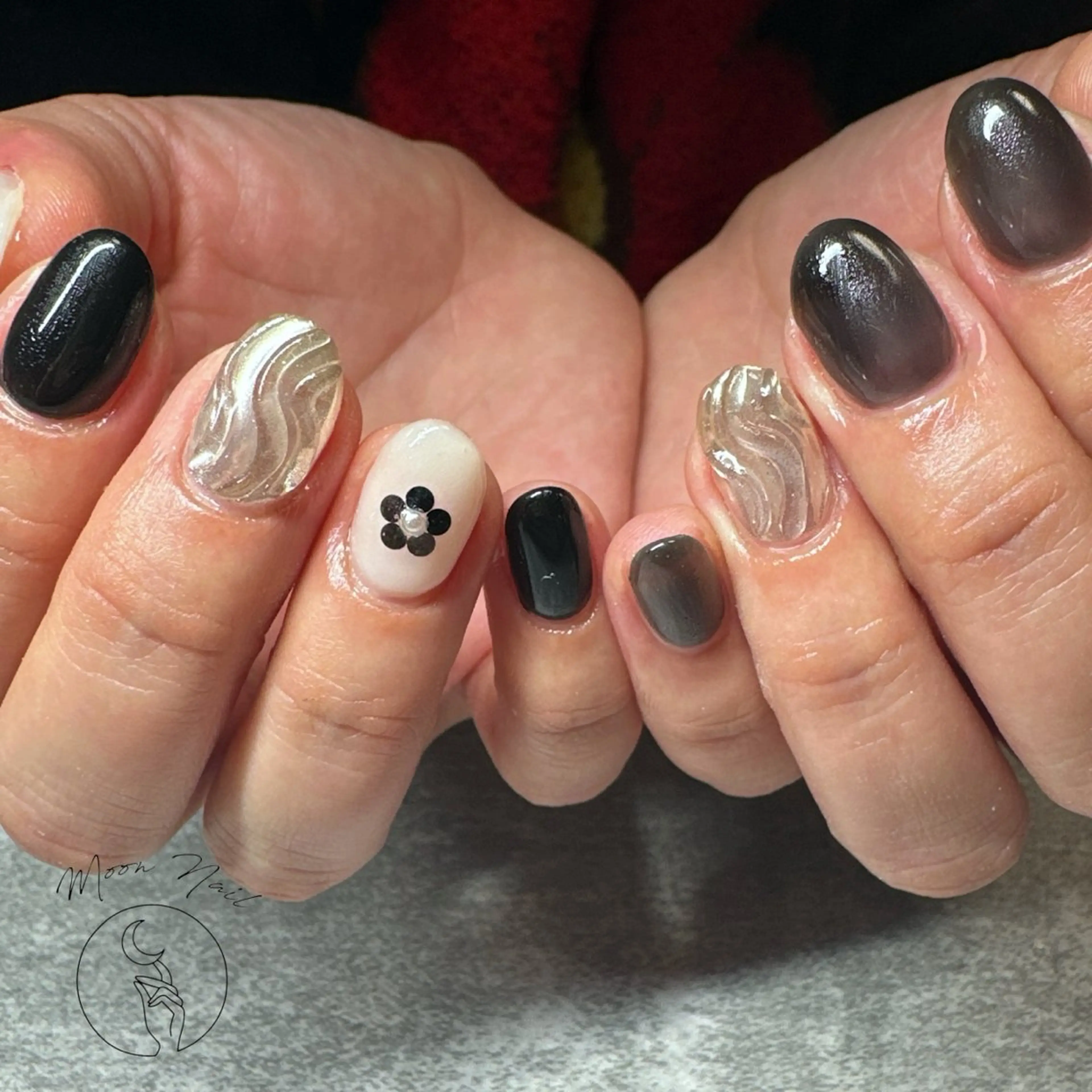 ネイル ハンドネイル Moon  Nail /栄　大須のネイルデザイン