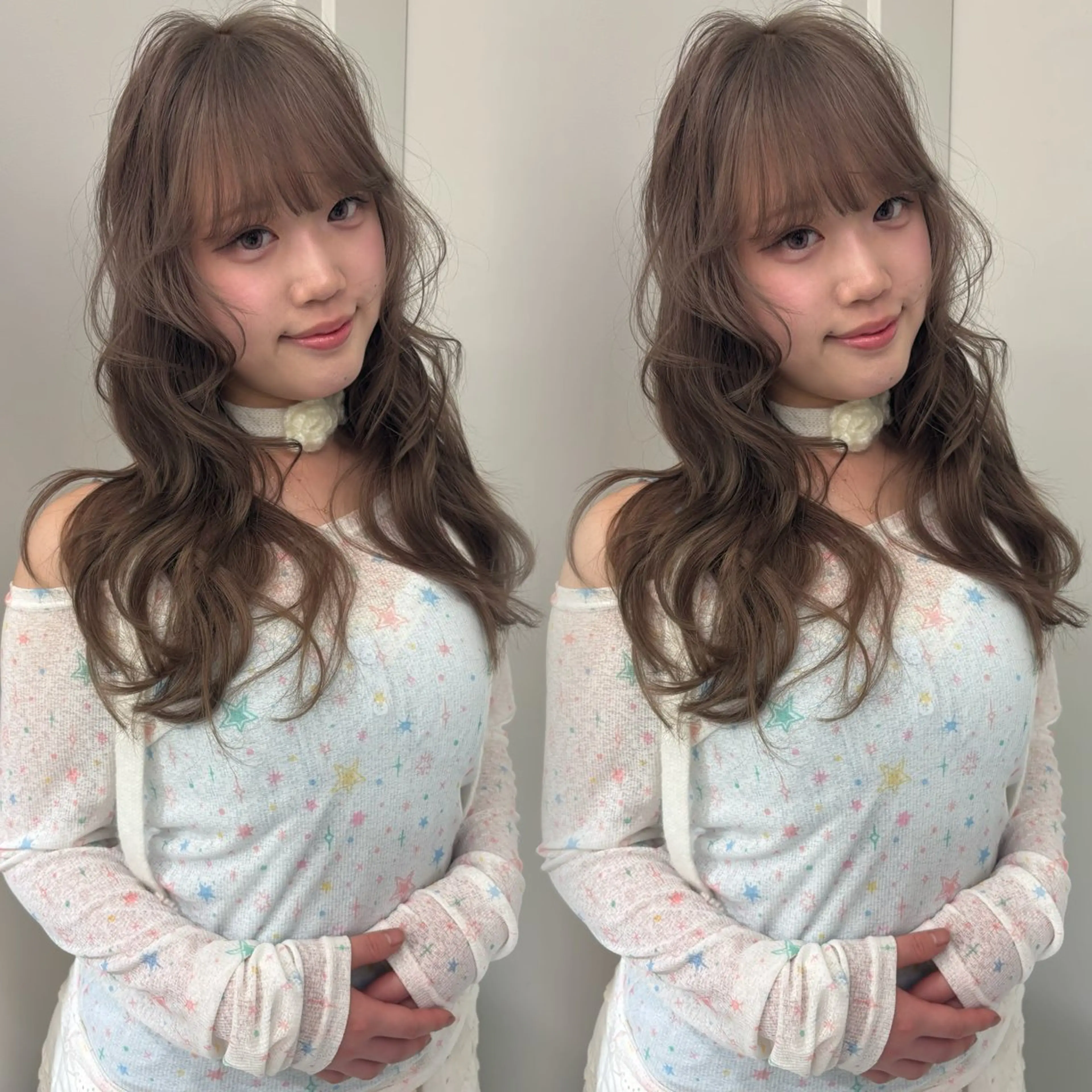 ロング ヘアカラー girlyハイトーン /uki /渋谷🎀のヘアスタイル