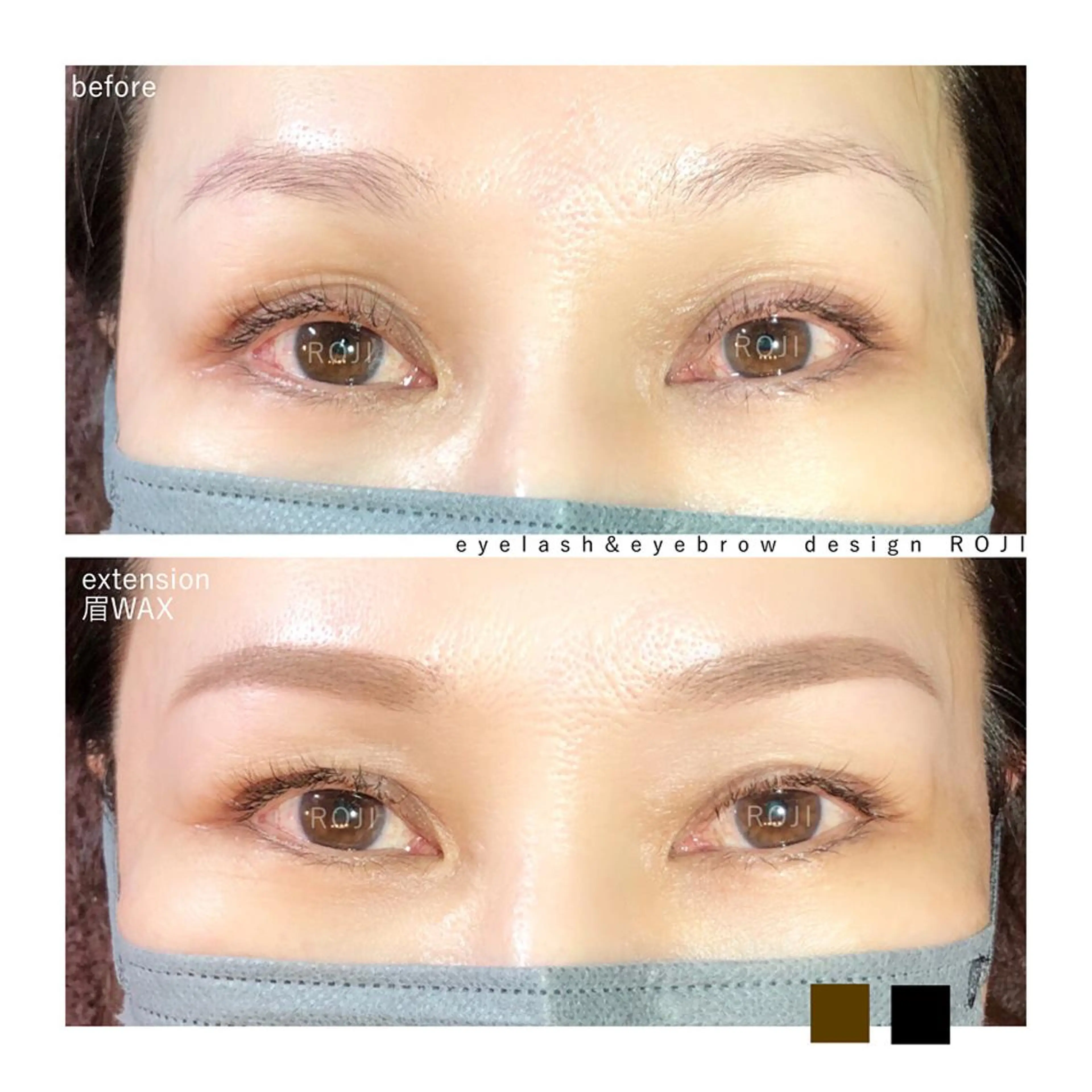 マツエク・マツパ アイブロウ 眉カラー マツエク eyelash&eyebrow design ROJI所属・まつエク&眉 ROJIのマツエク・マツパデザイン
