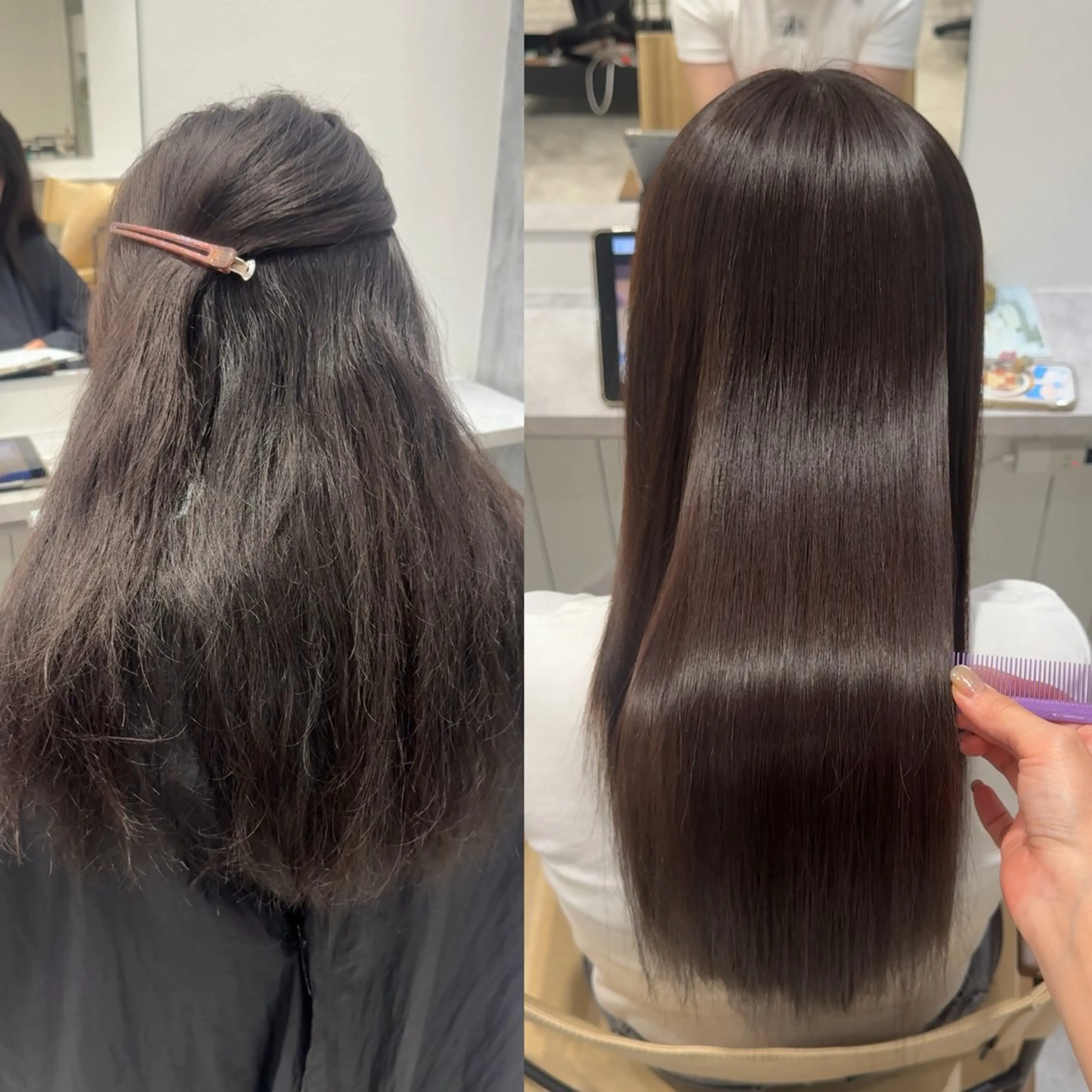 ロング 縮毛矯正 【Mimosa】 Irohaのヘアスタイル