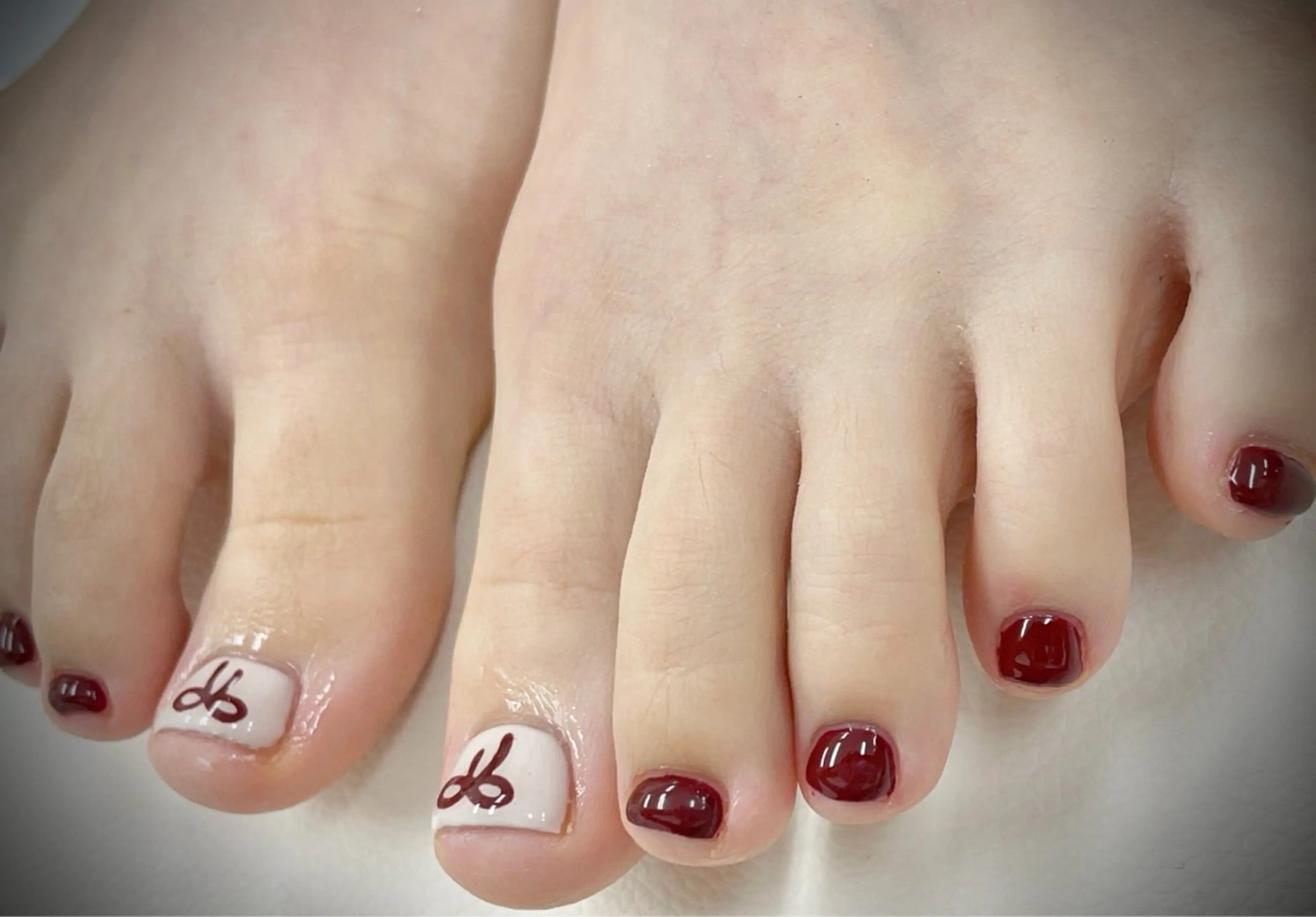 💚(フット)親指アート💚オフなしの写真