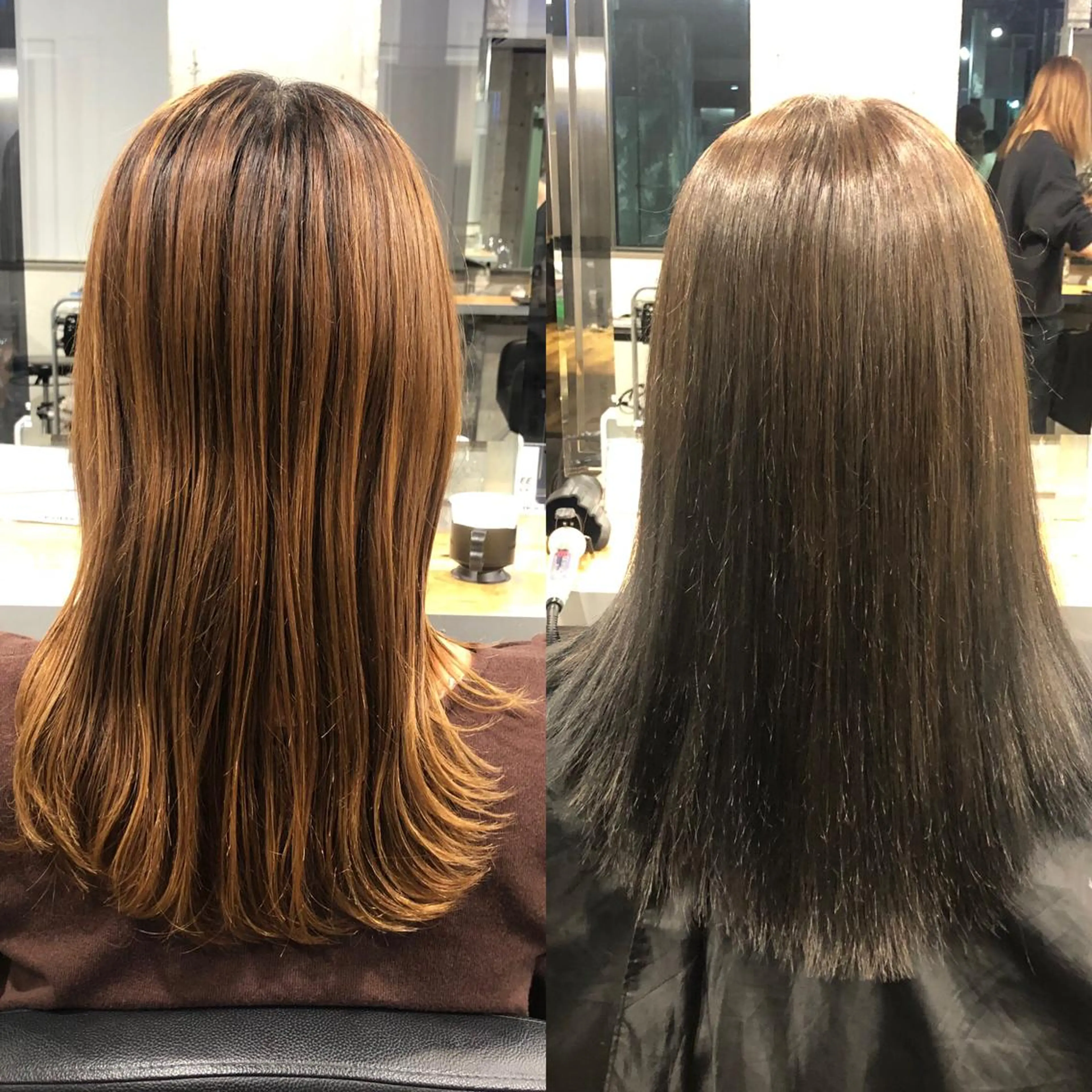 ミディアム カラー カット ヘアカラー トリートメント 🔷似合わせのプロ KUMA🔷のヘアスタイル