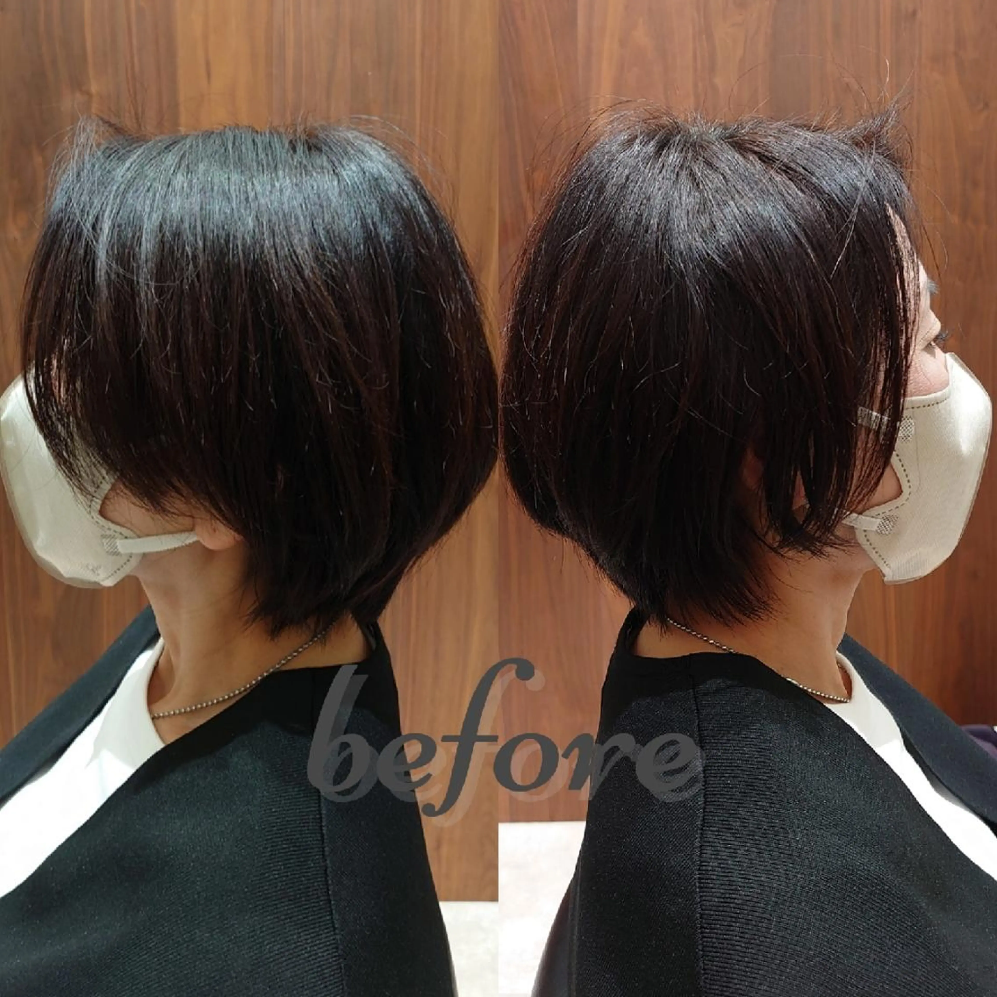 ショート カラー GO TODAY SHAiRE SALON キラリトギンザ店所属・🐱higajo🐱 比嘉門(ヒガジョウ)のヘアスタイル